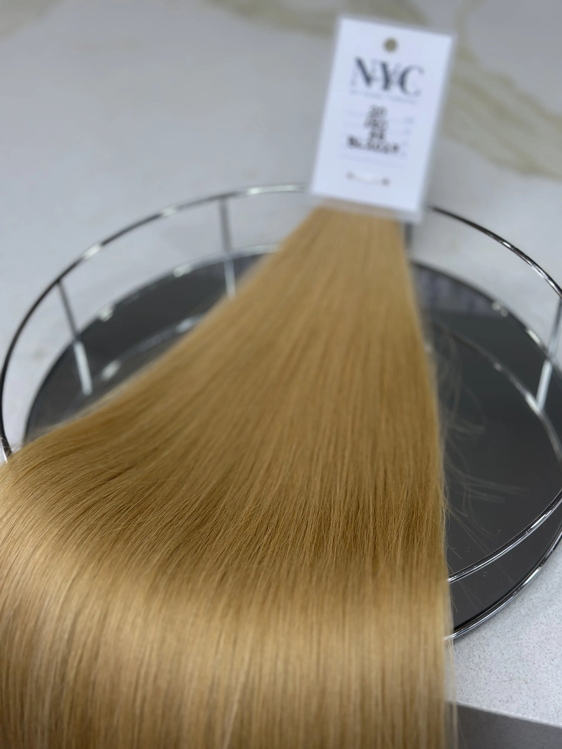 K-tip Slavic hair, colored, straight 20 inch, 86gr, 180 str