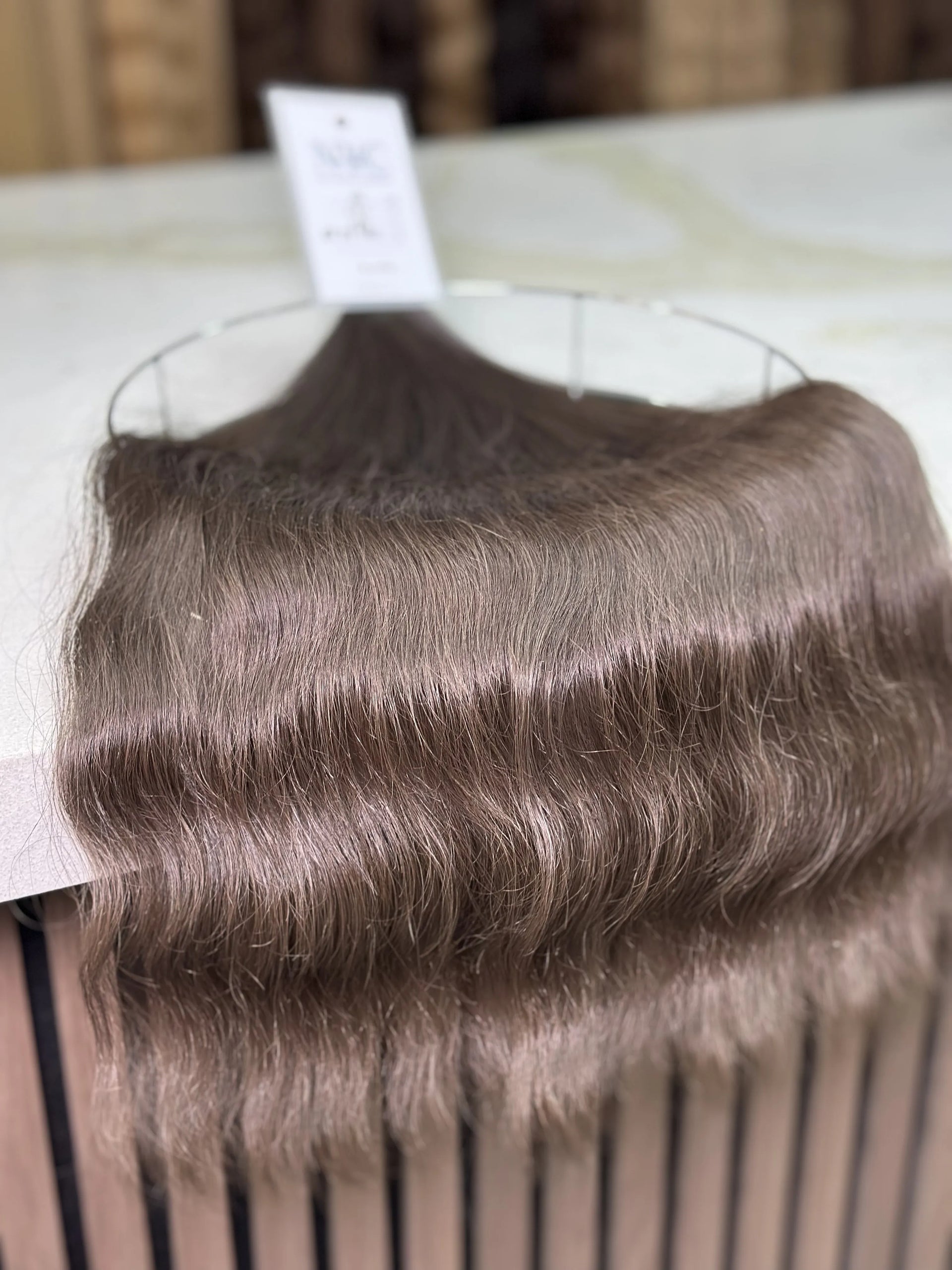 K-tip Slavic hair, colored, wavy 22 inch, 126gr, 243str