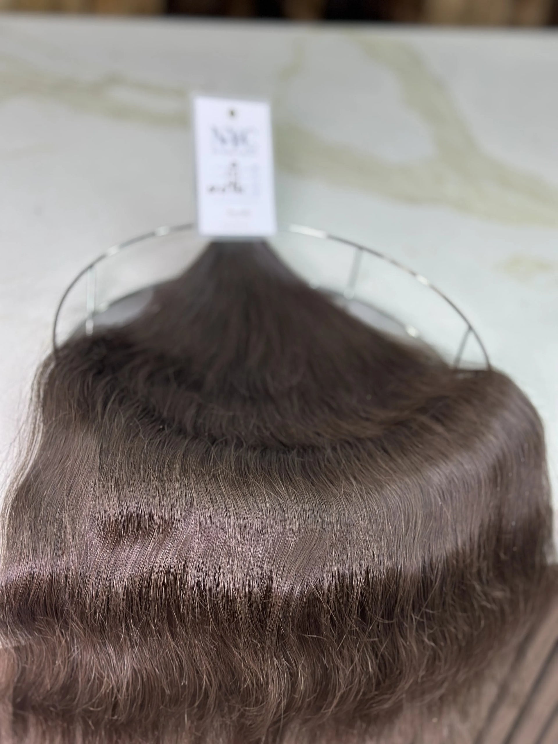 K-tip Slavic hair, colored, wavy 22 inch, 126gr, 243str