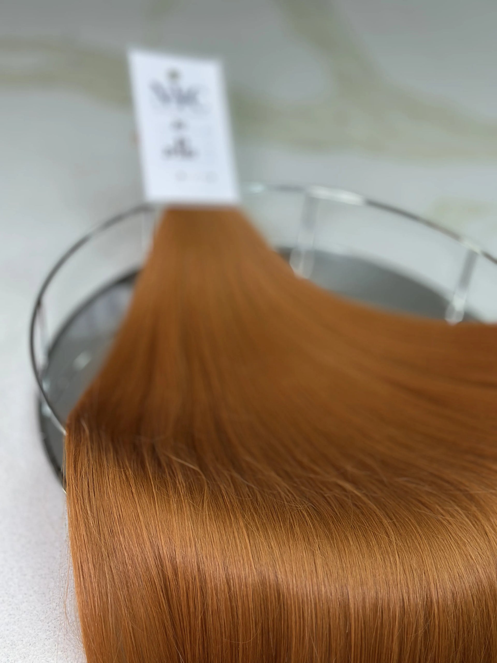 Bulk Slavic hair, colored, straight 20 inch: 87g