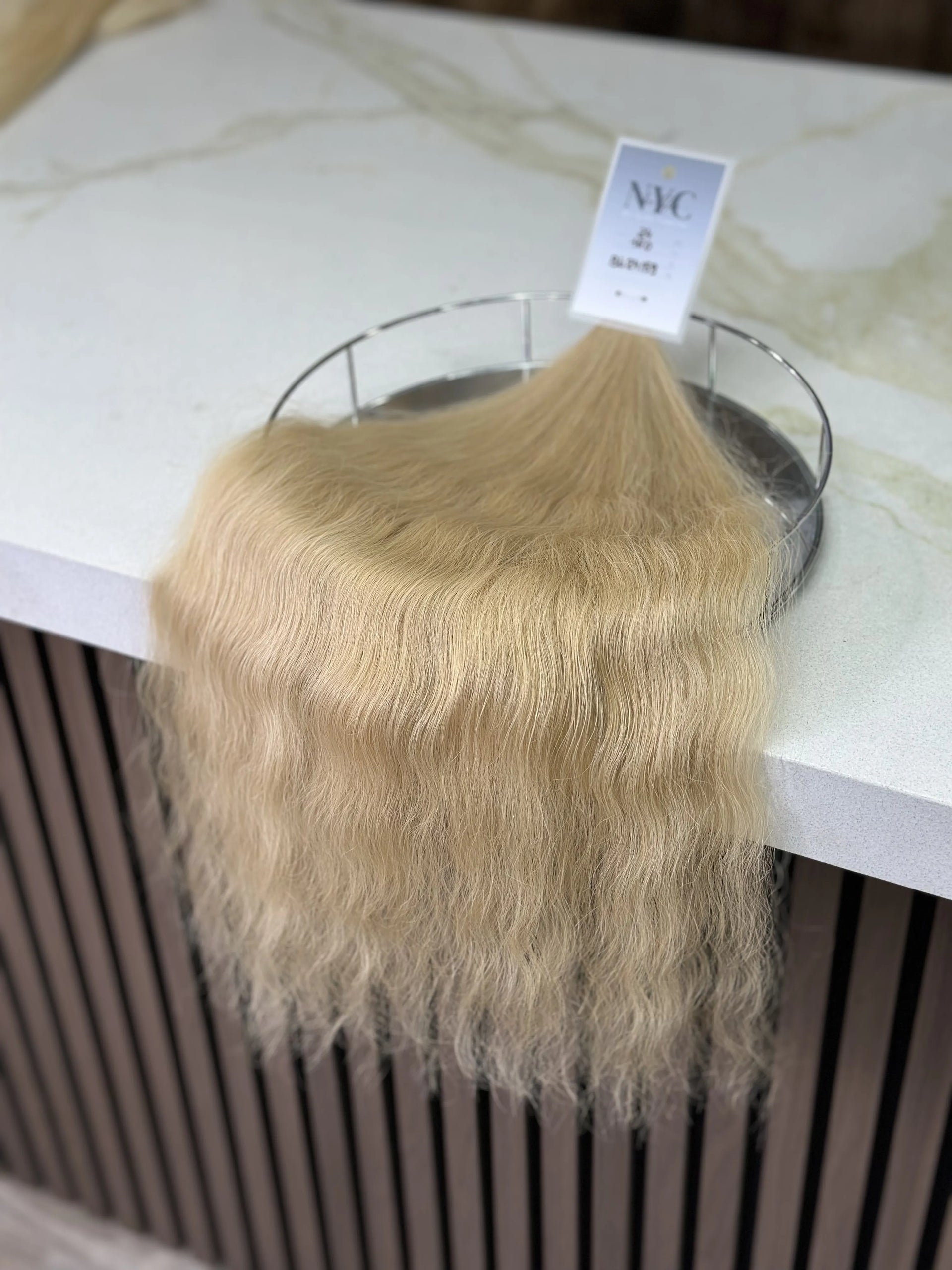 K-tip Slavic hair, colored, wavy 24 inch, 93gr, 160str