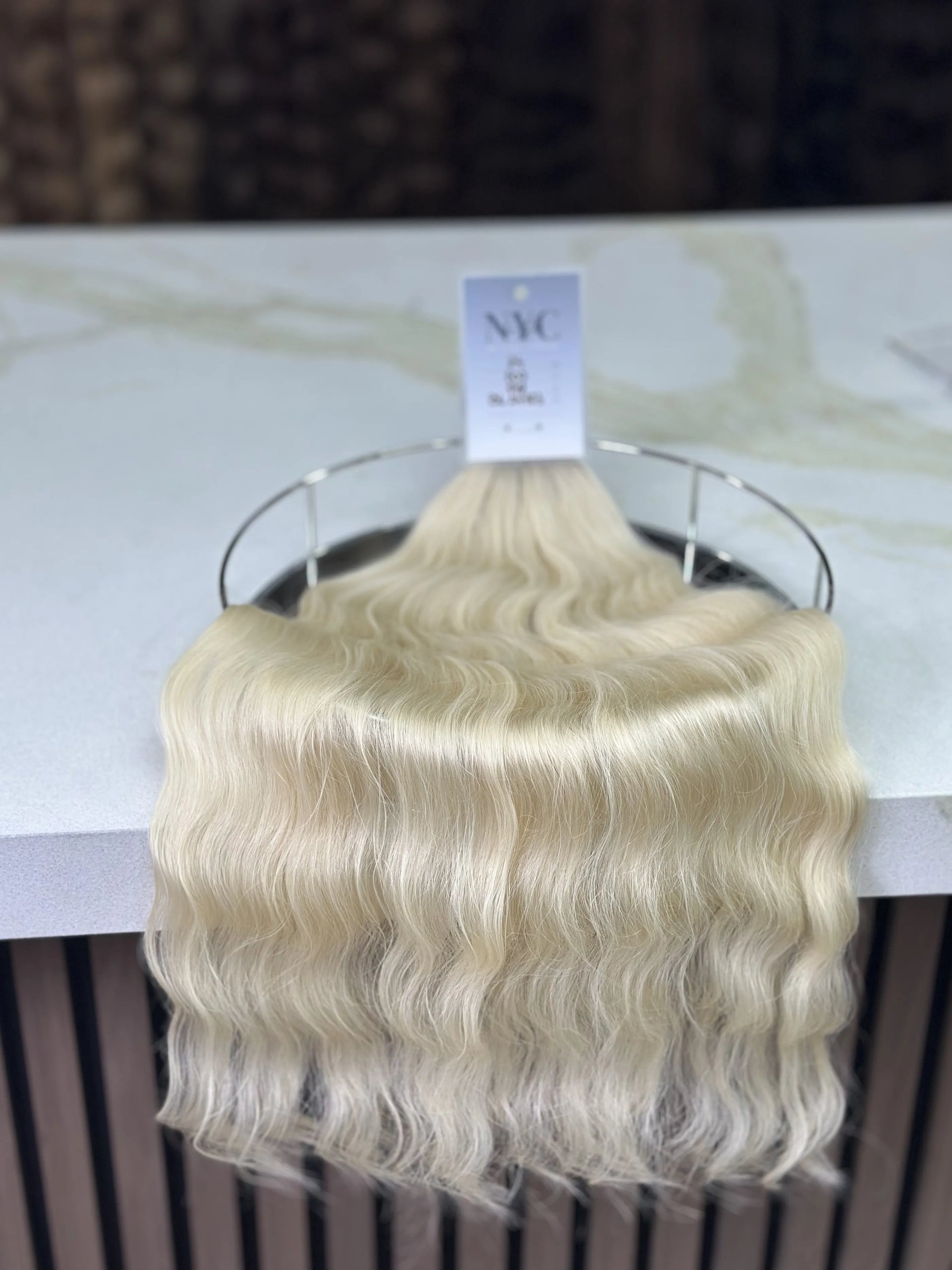 K-tip Slavic hair, colored, wavy 24 inch, 148gr, 207str