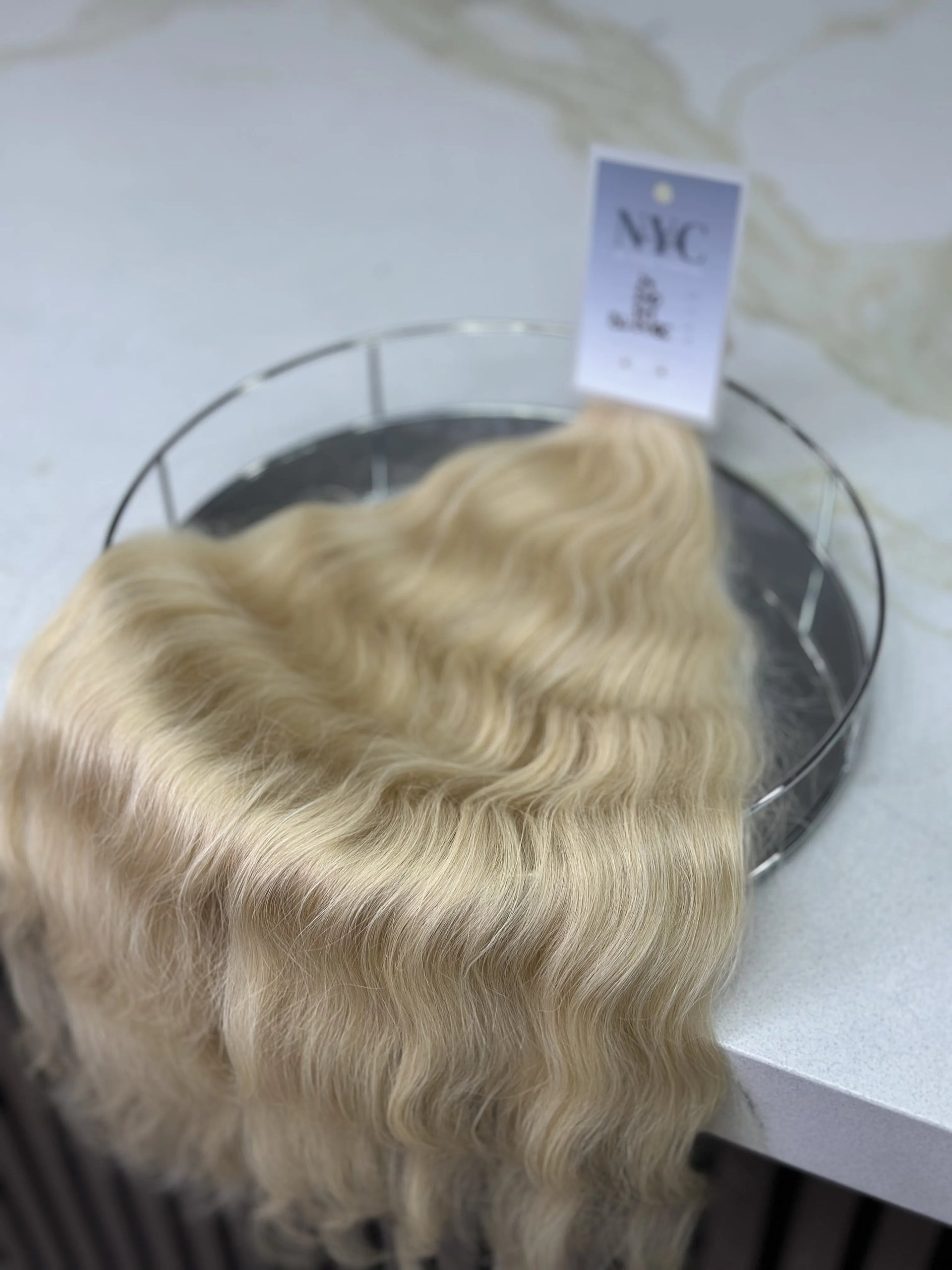 K-tip Slavic hair, colored, wavy 24 inch, 141gr, 240str