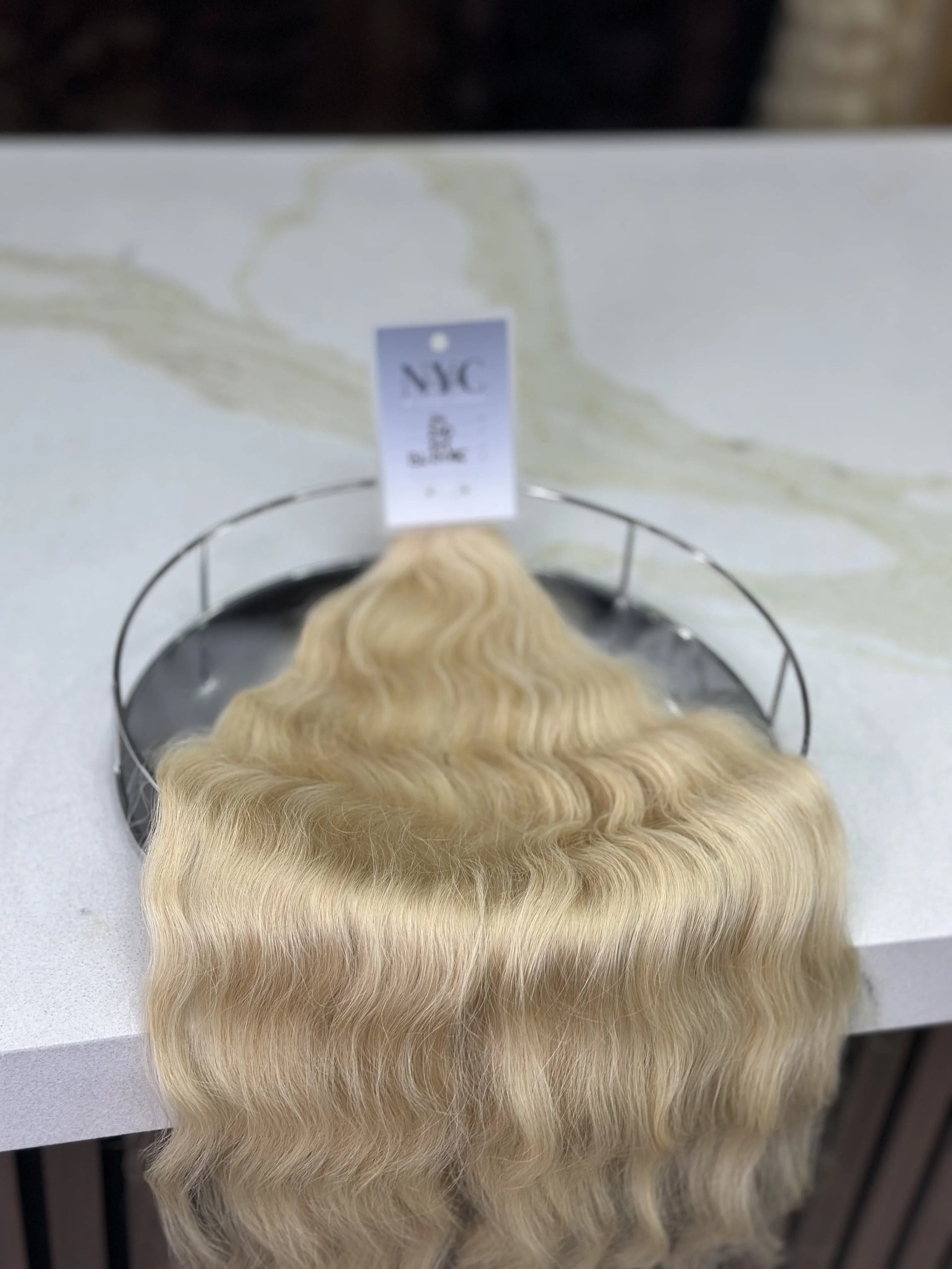 K-tip Slavic hair, colored, wavy 24 inch, 141gr, 240str