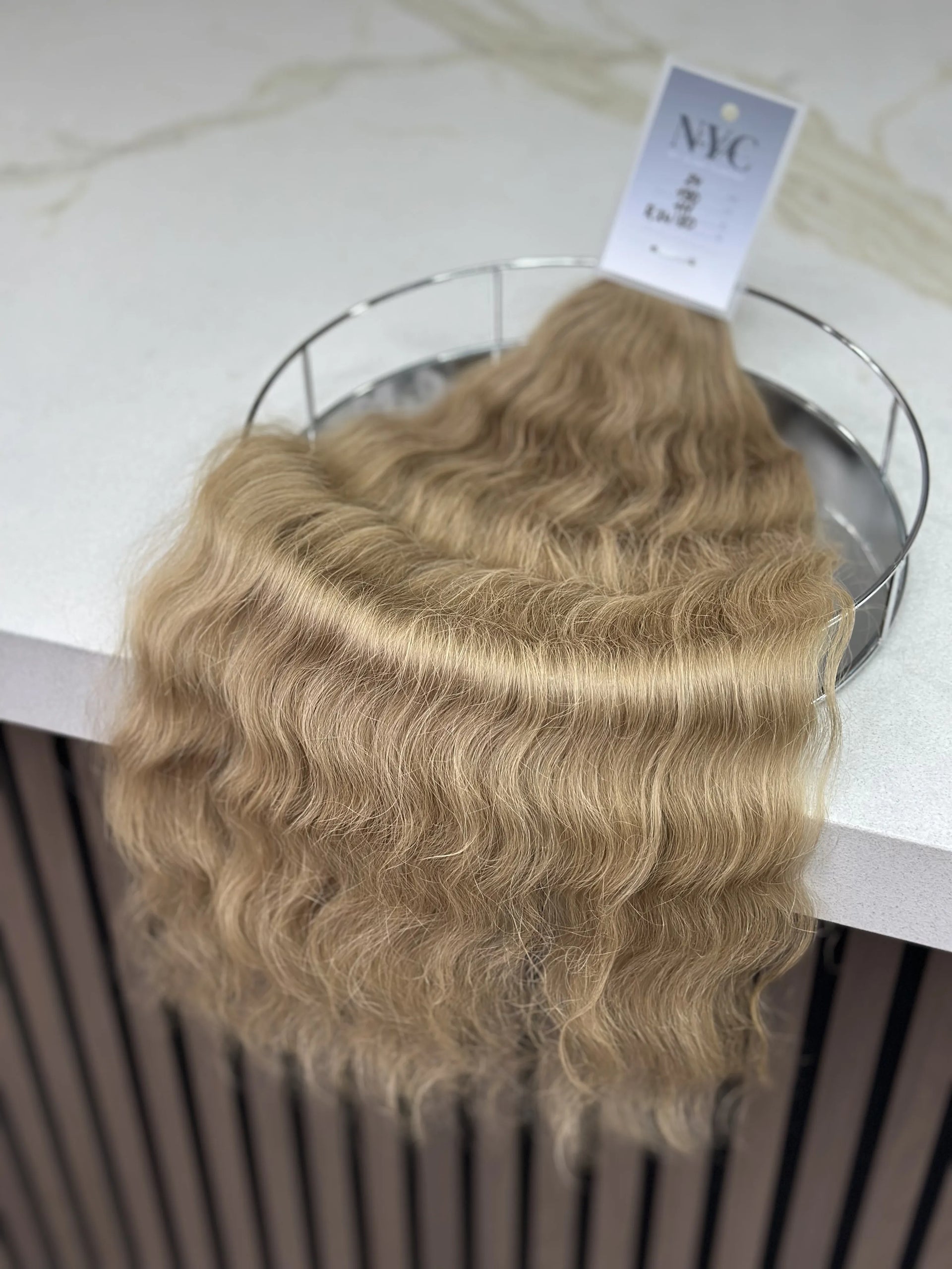 K-tip Slavic hair, colored, wavy 24 inch, 111gr, 190str
