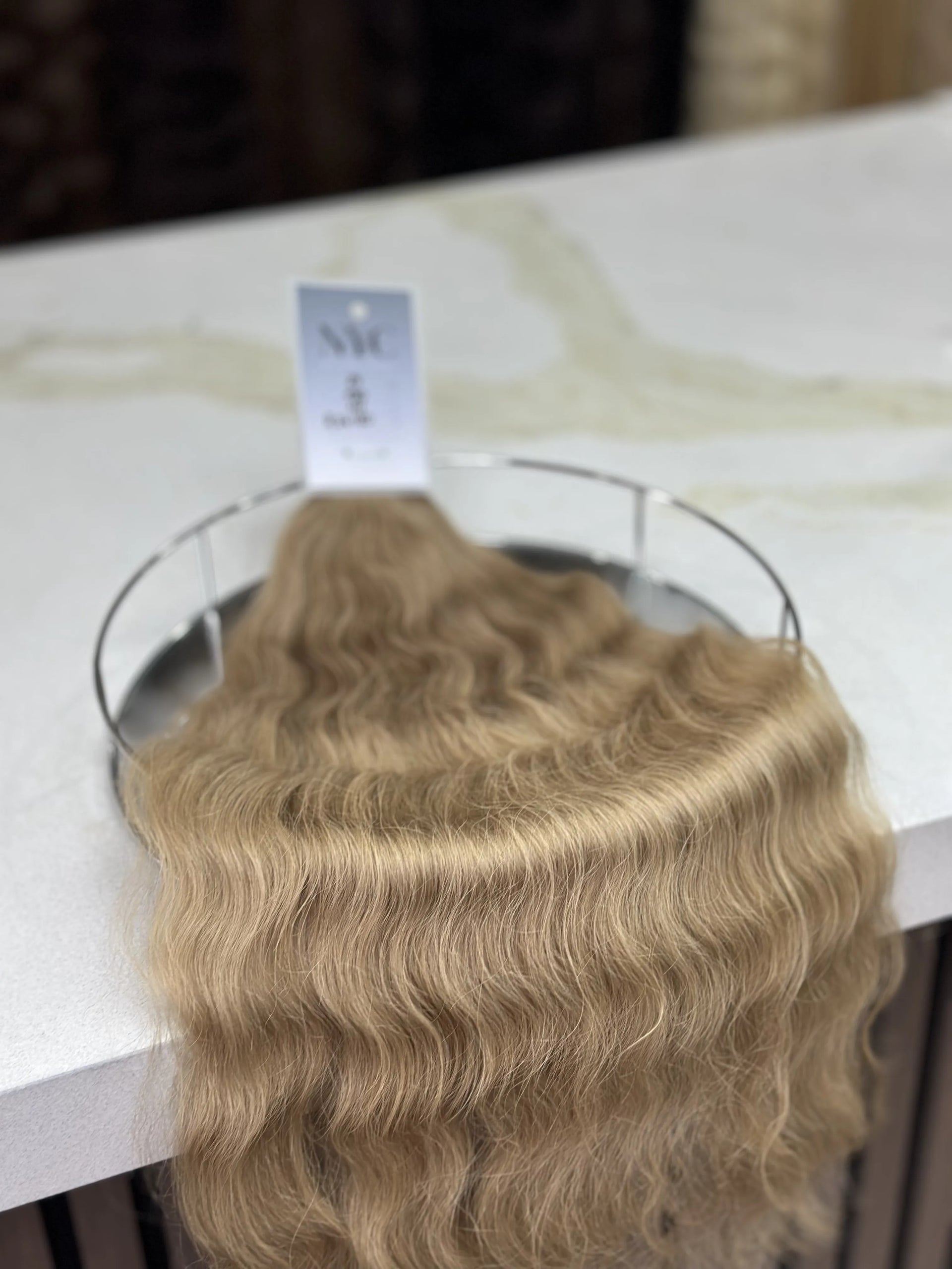 K-tip Slavic hair, colored, wavy 24 inch, 111gr, 190str
