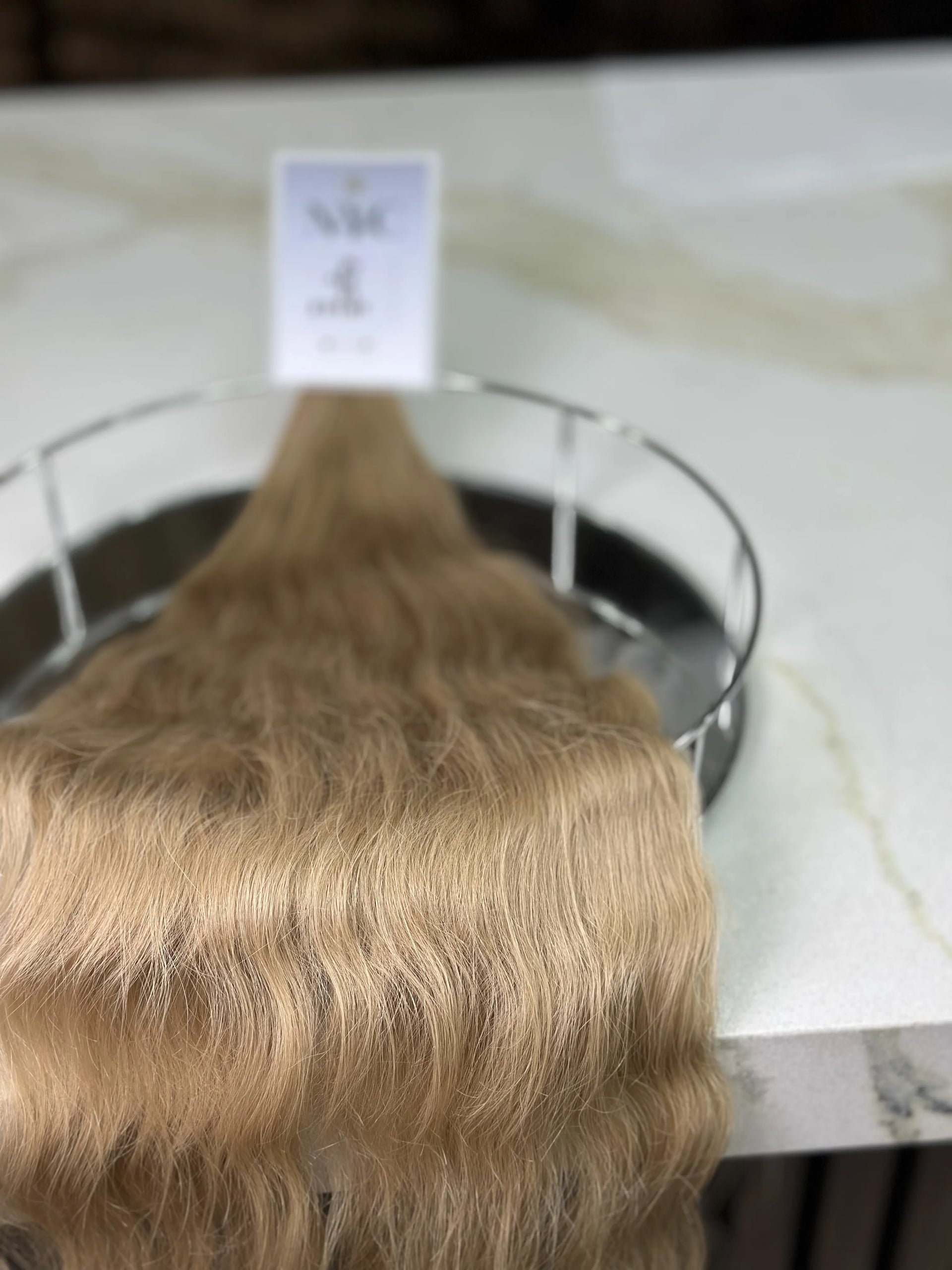 K-tip Slavic hair, colored, wavy 24 inch, 87gr, 166str