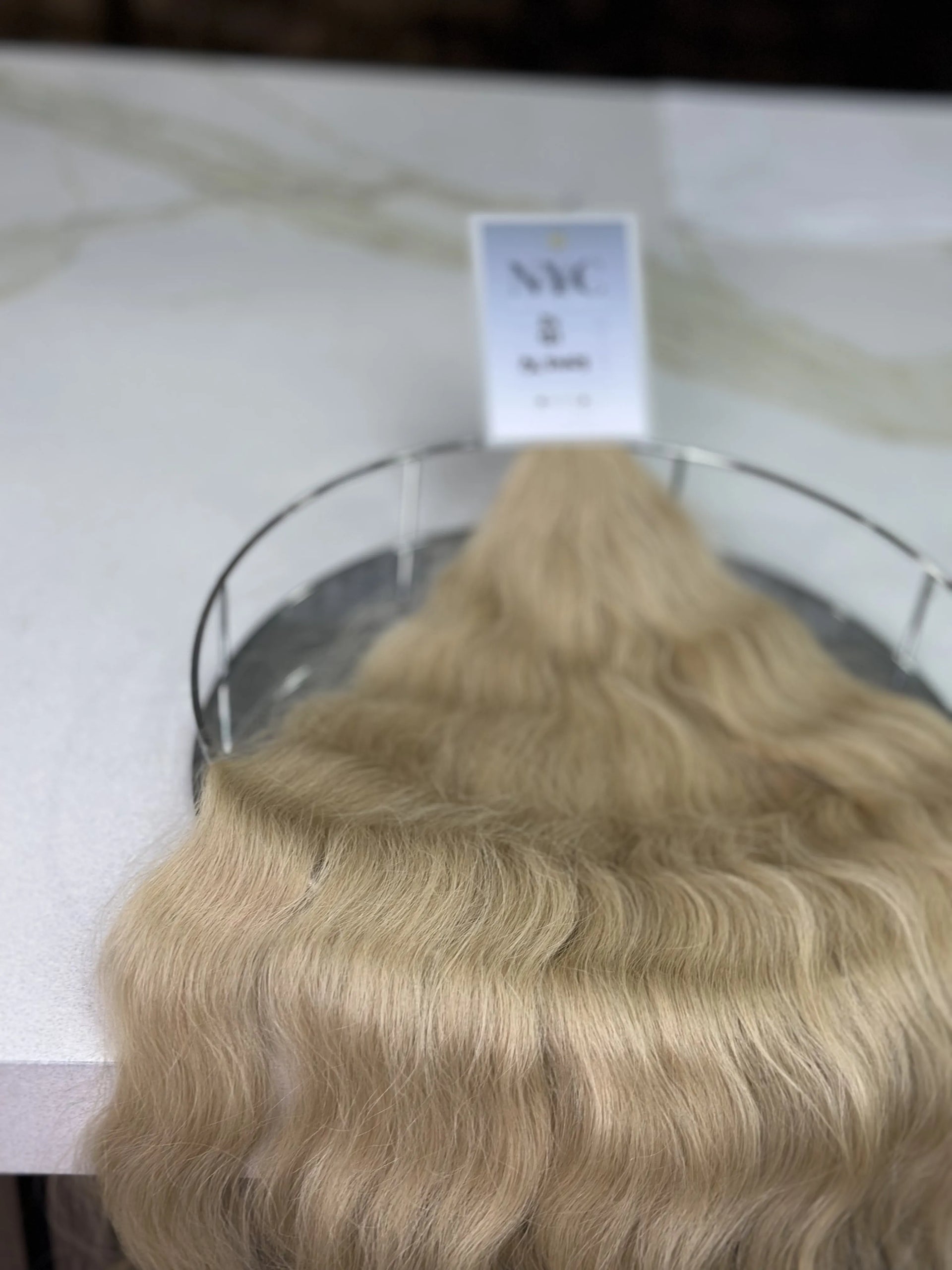 K-tip Slavic hair, colored, wavy 24 inch, 105gr, 181str