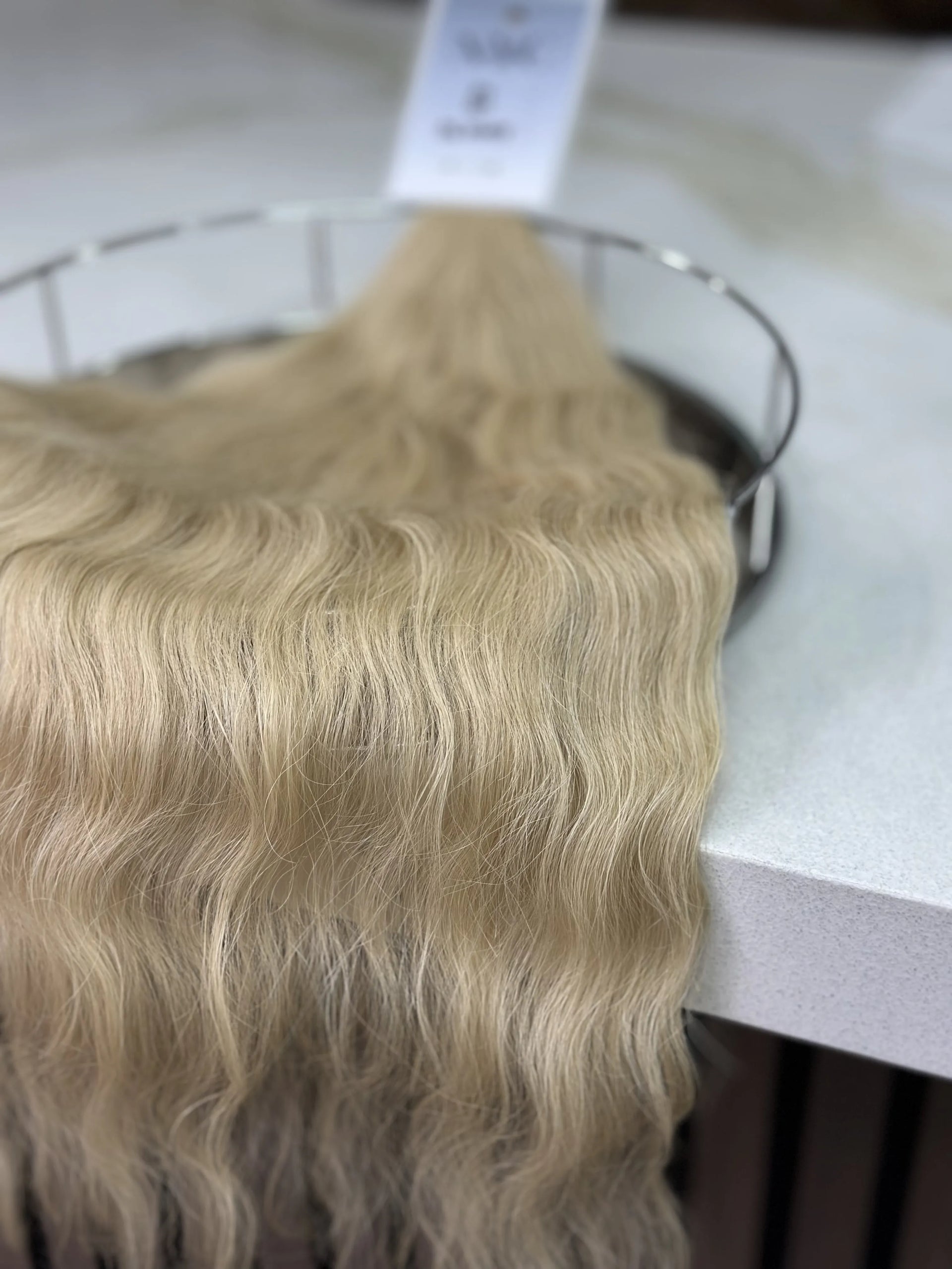 K-tip Slavic hair, colored, wavy 24 inch, 105gr, 181str