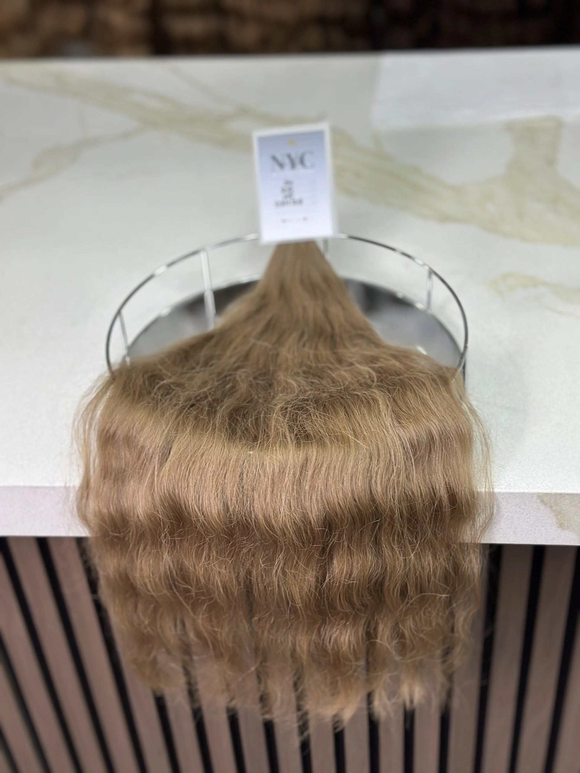 K-tip Slavic hair, colored, wavy 24 inch, 1115gr, 210str