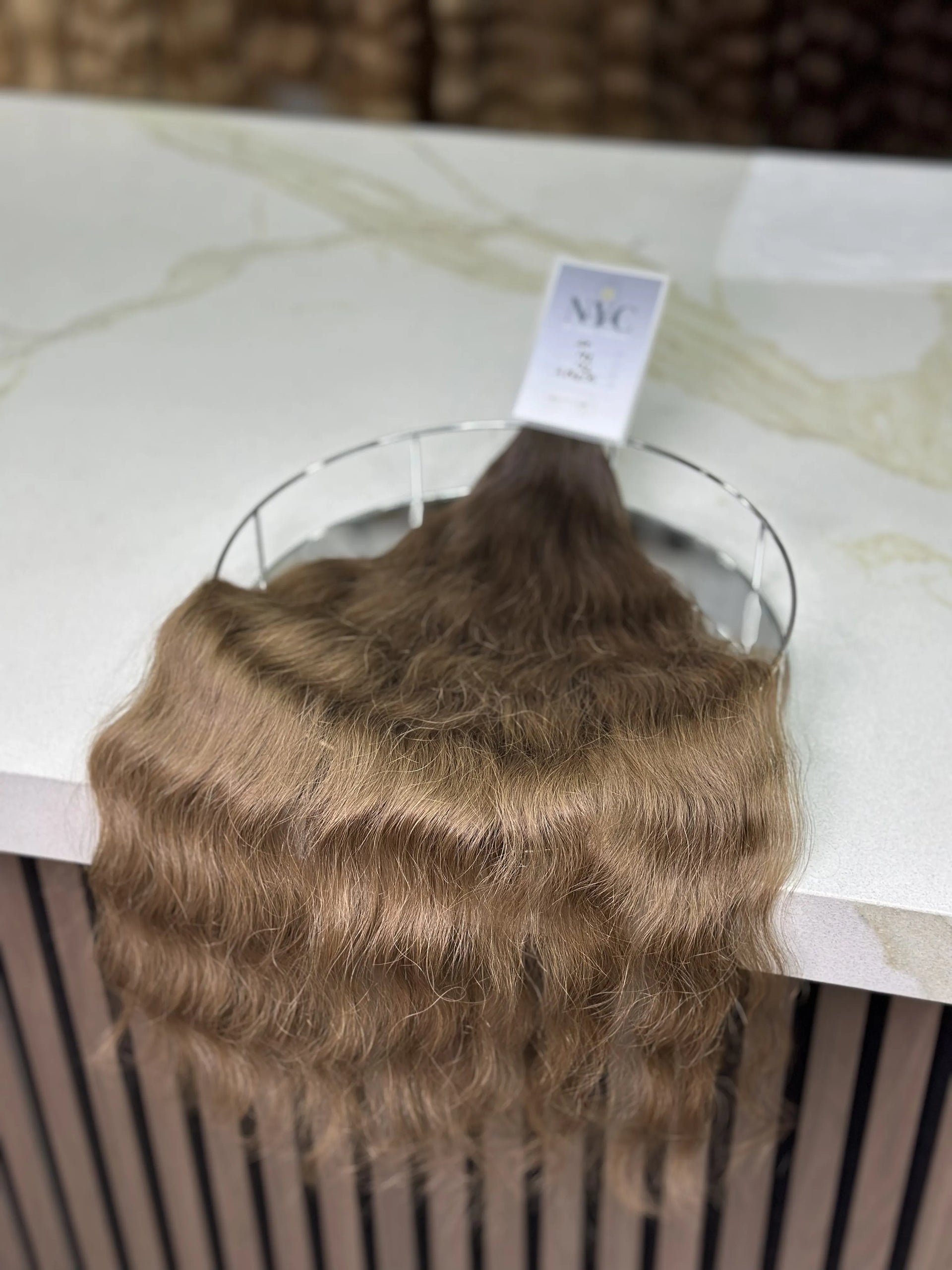 K-tip Slavic hair, colored, wavy 24 inch, 132gr, 198str