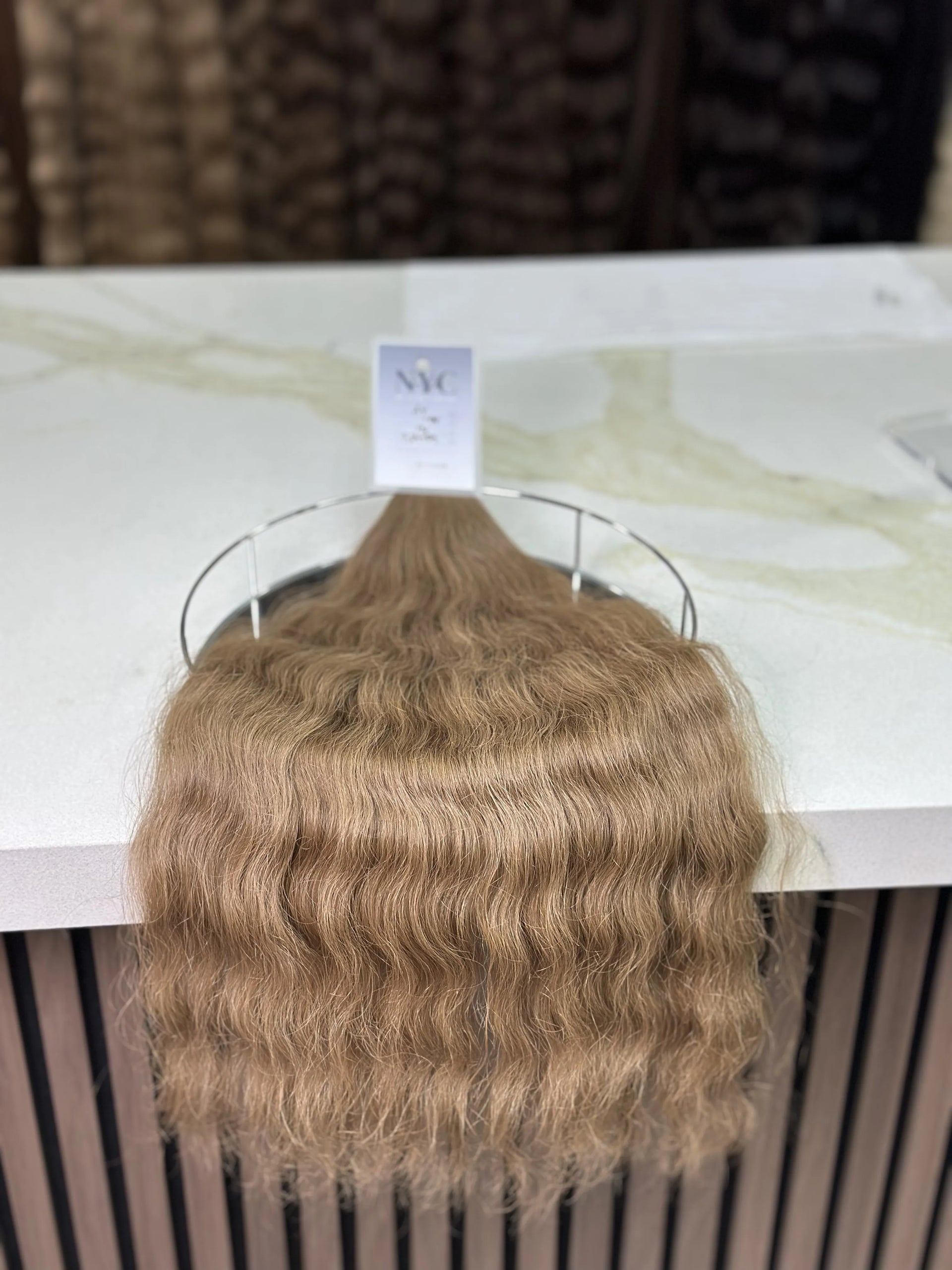 K-tip Slavic hair, colored, wavy 24 inch, 131gr, 199str