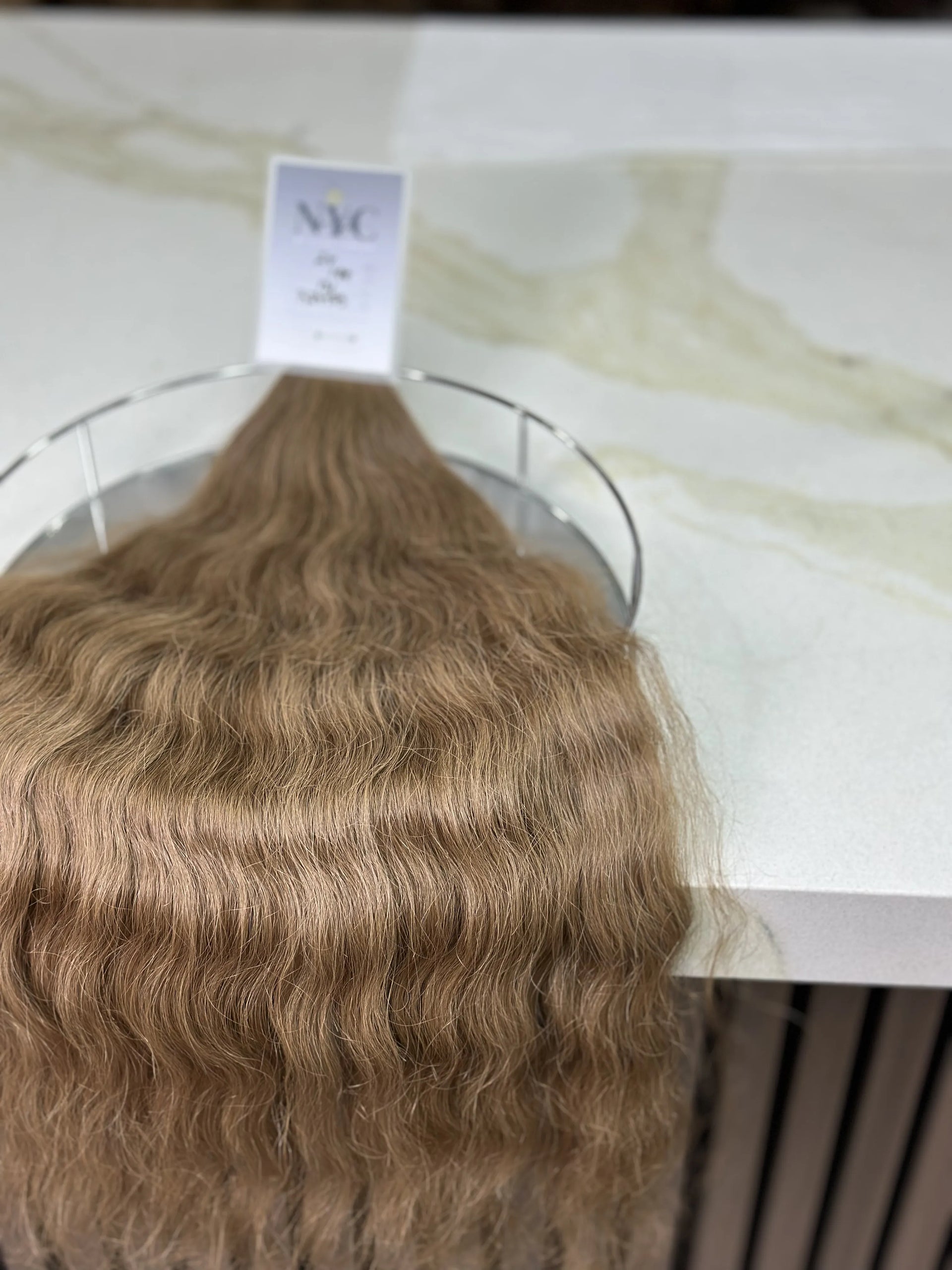 K-tip Slavic hair, colored, wavy 24 inch, 131gr, 199str