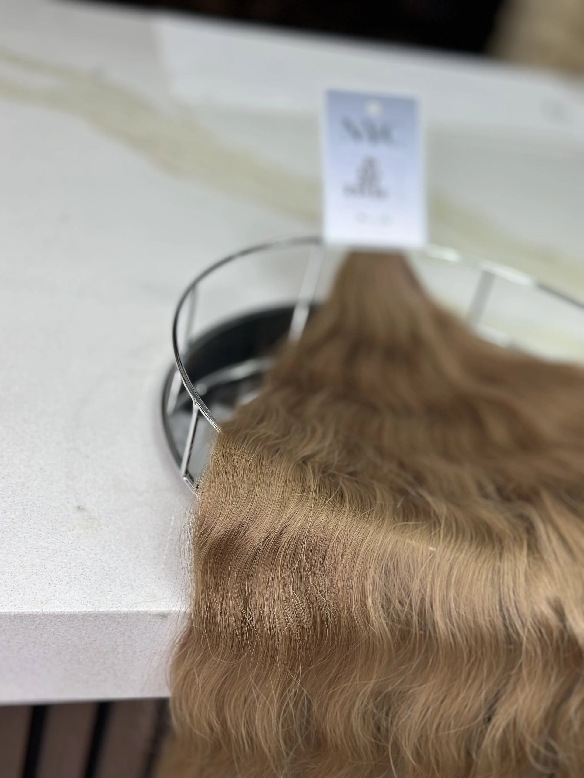 K-tip Slavic hair, colored, wavy 24 inch, 109gr, 203str