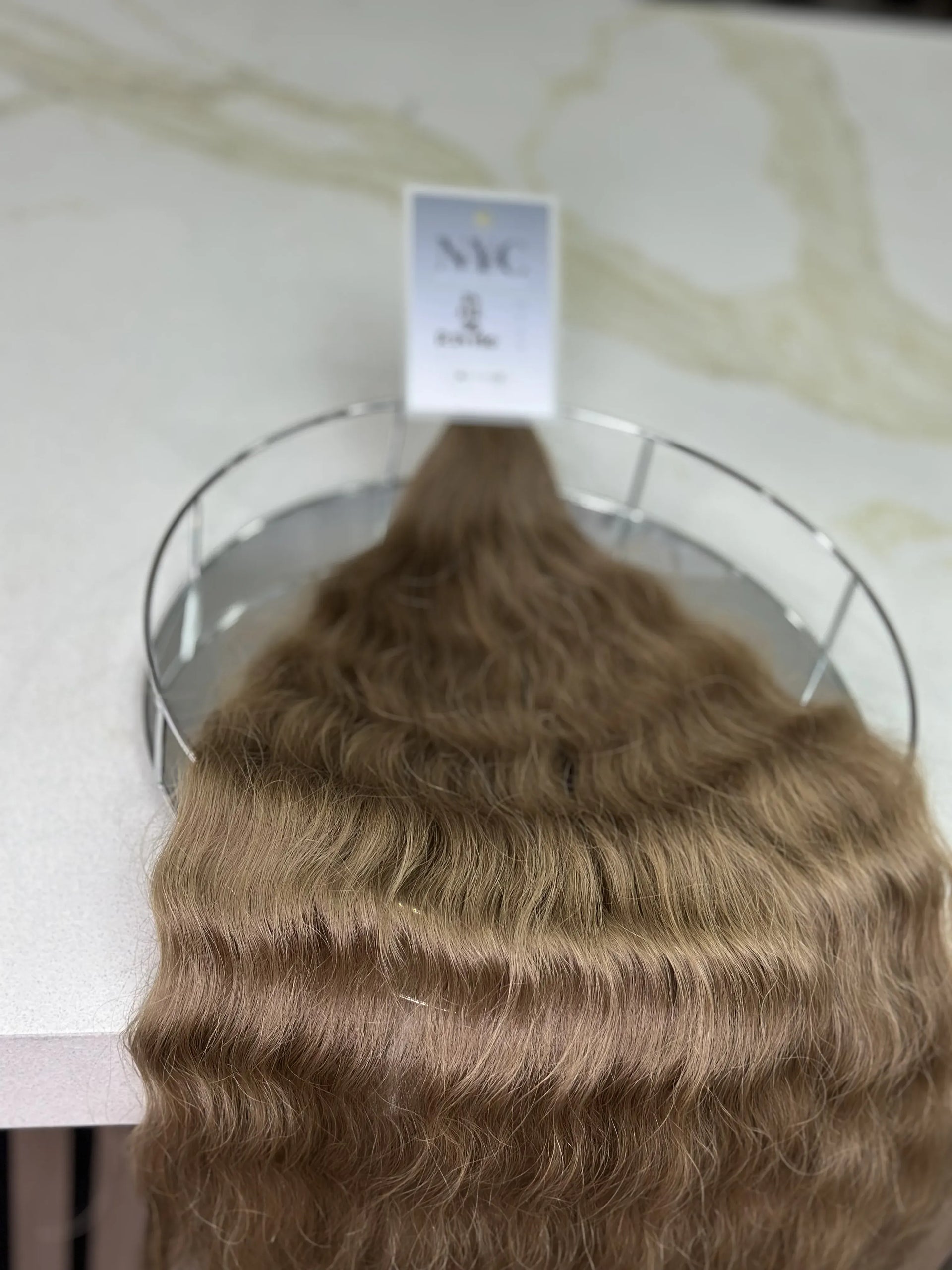 K-tip Slavic hair, colored, wavy 24 inch, 96gr, 172str