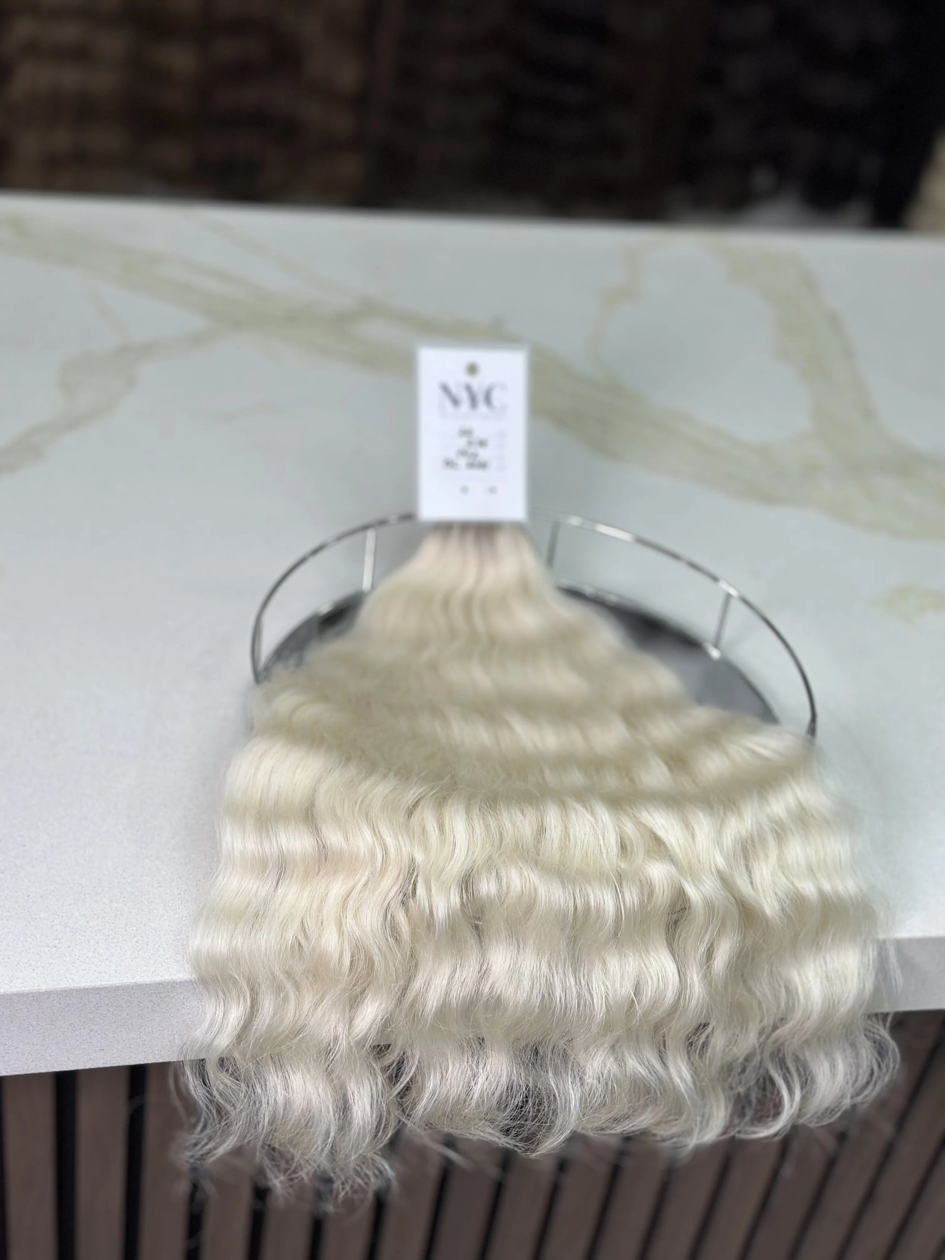 K-tip Slavic hair, colored, curly 20 inch, 142gr, 234str