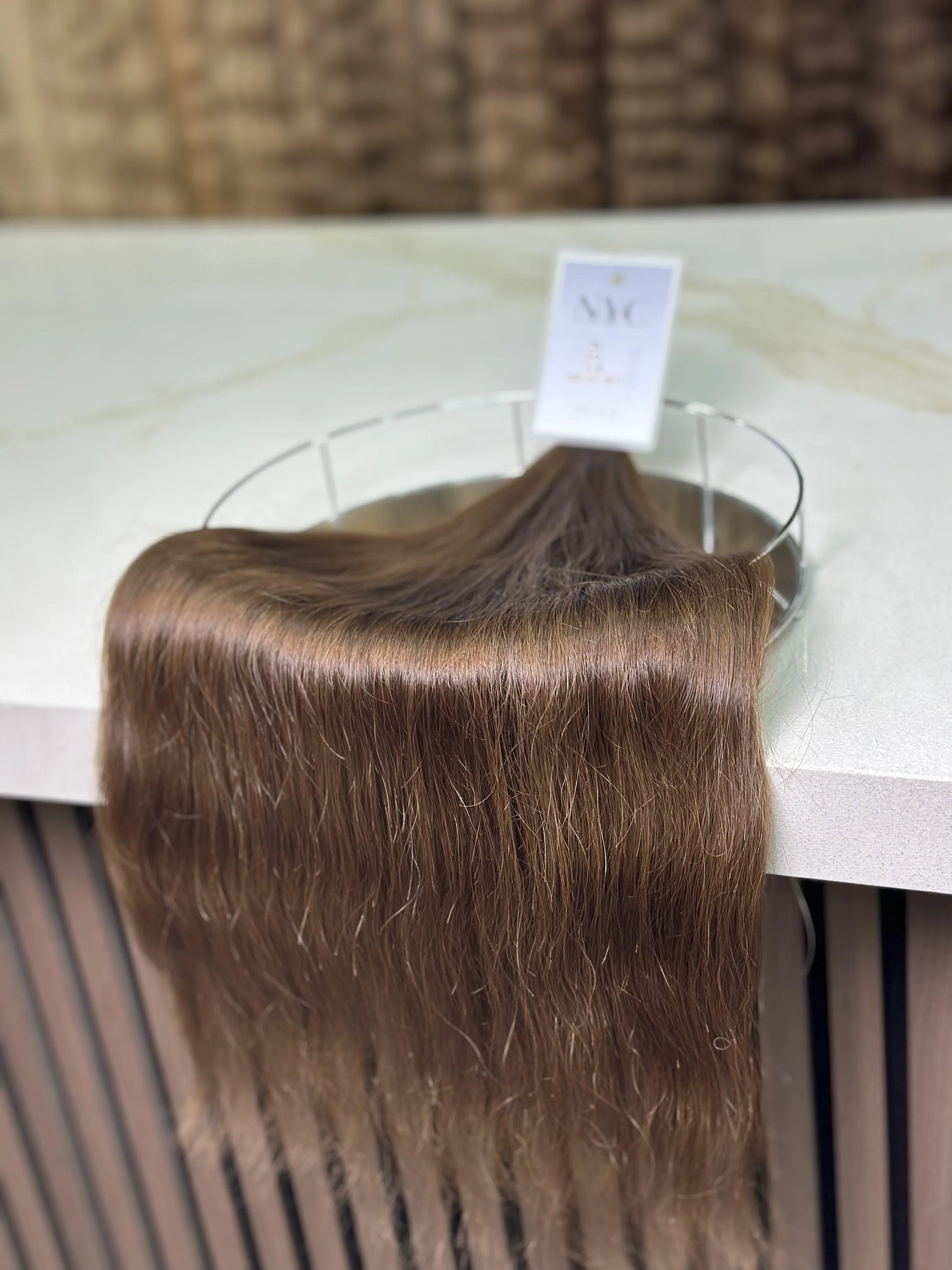 K-tip Slavic hair, colored, wavy 24 inch, 149gr, 210str