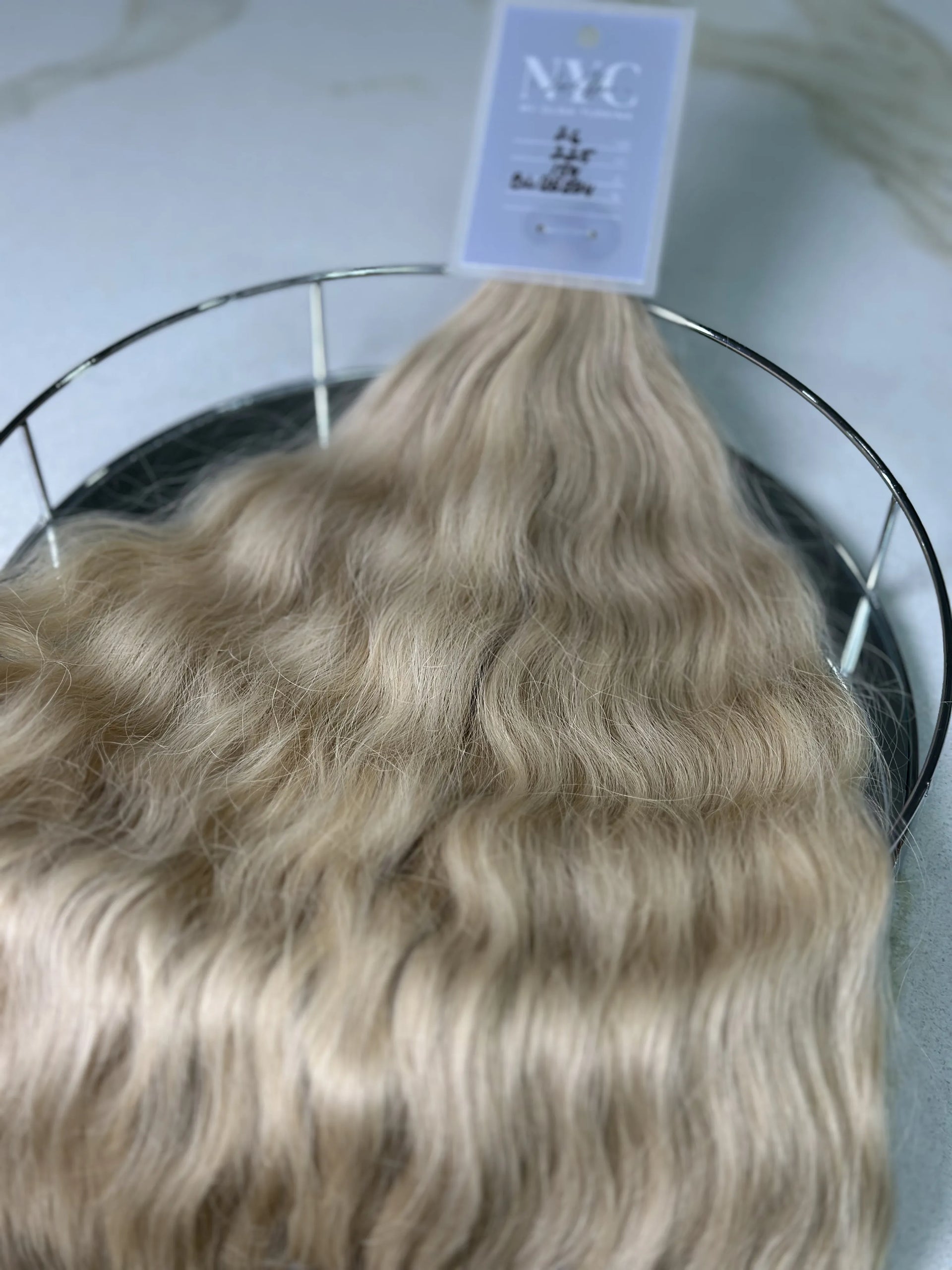 K-tip Slavic hair, colored, wavy 26 inch, 154gr, 225str