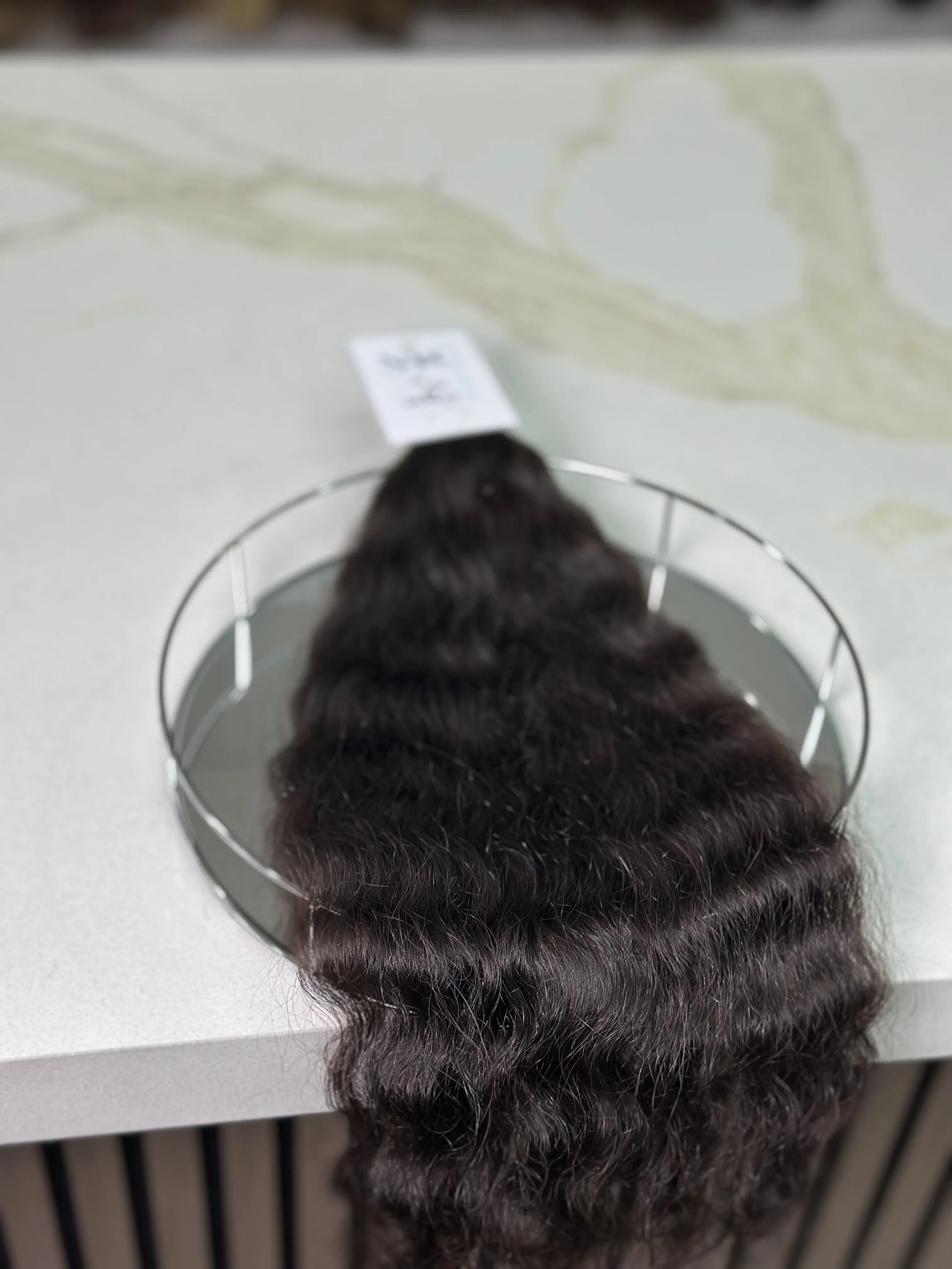 K-tip Slavic hair, colored, curly 22 inch, 86gr, 170str