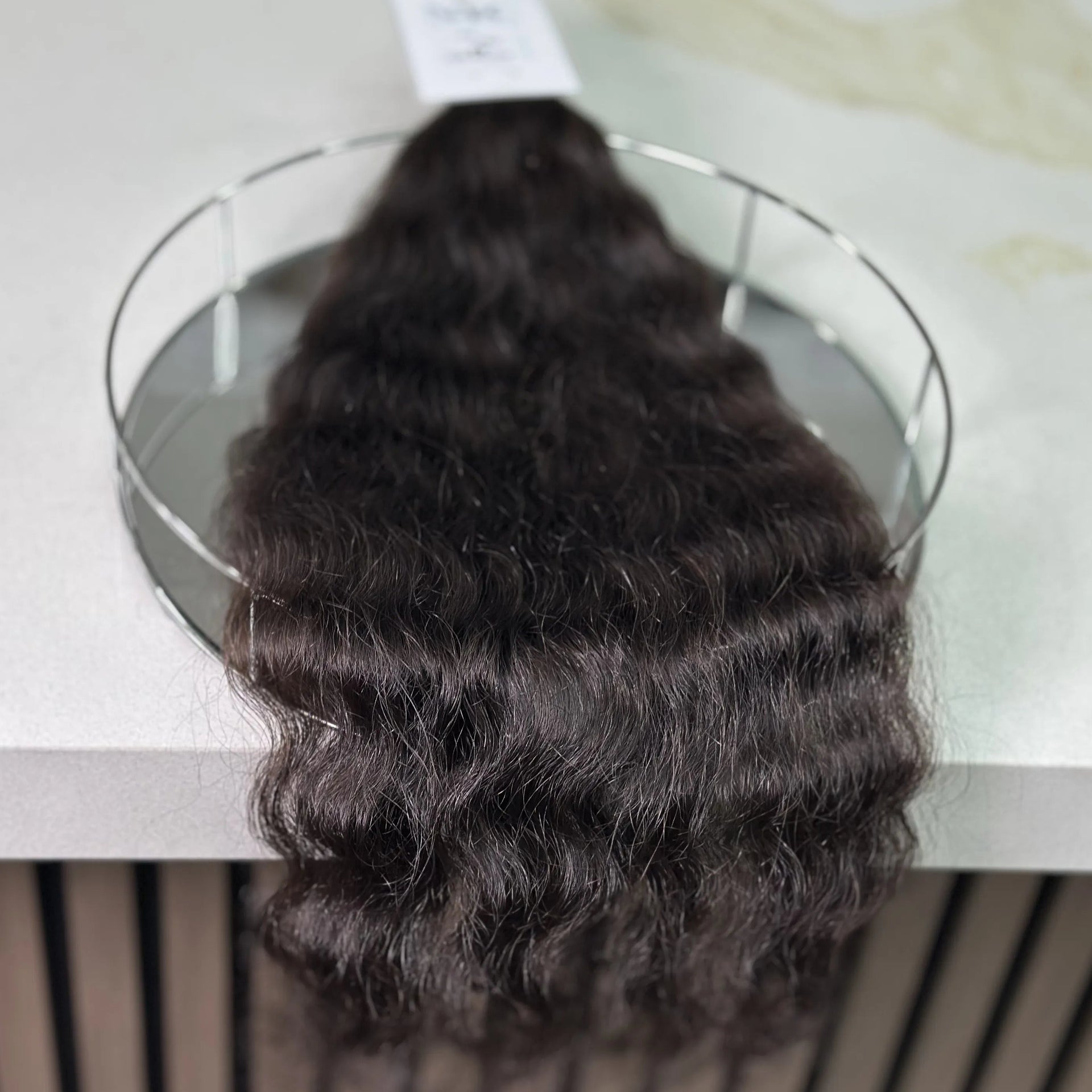 K-tip Slavic hair, colored, curly 22 inch, 86gr, 170str