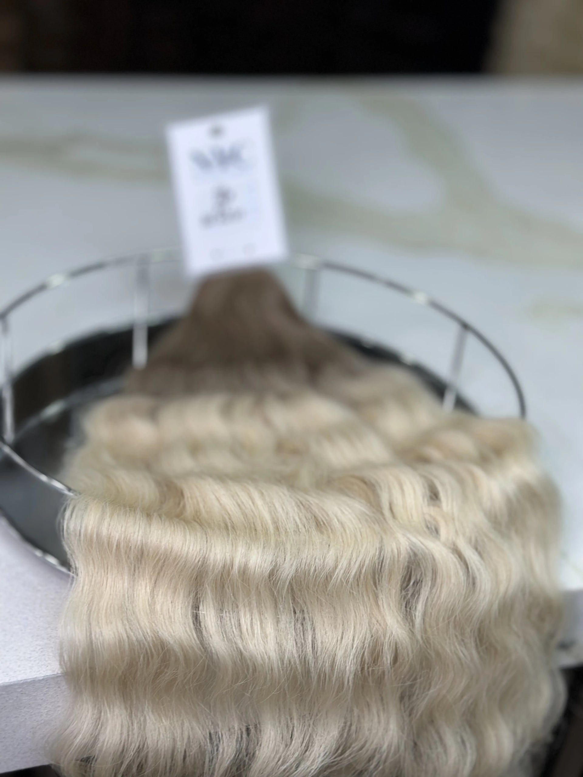 K-tip Slavic hair, colored, wavy 22 inch, 95gr, 189str