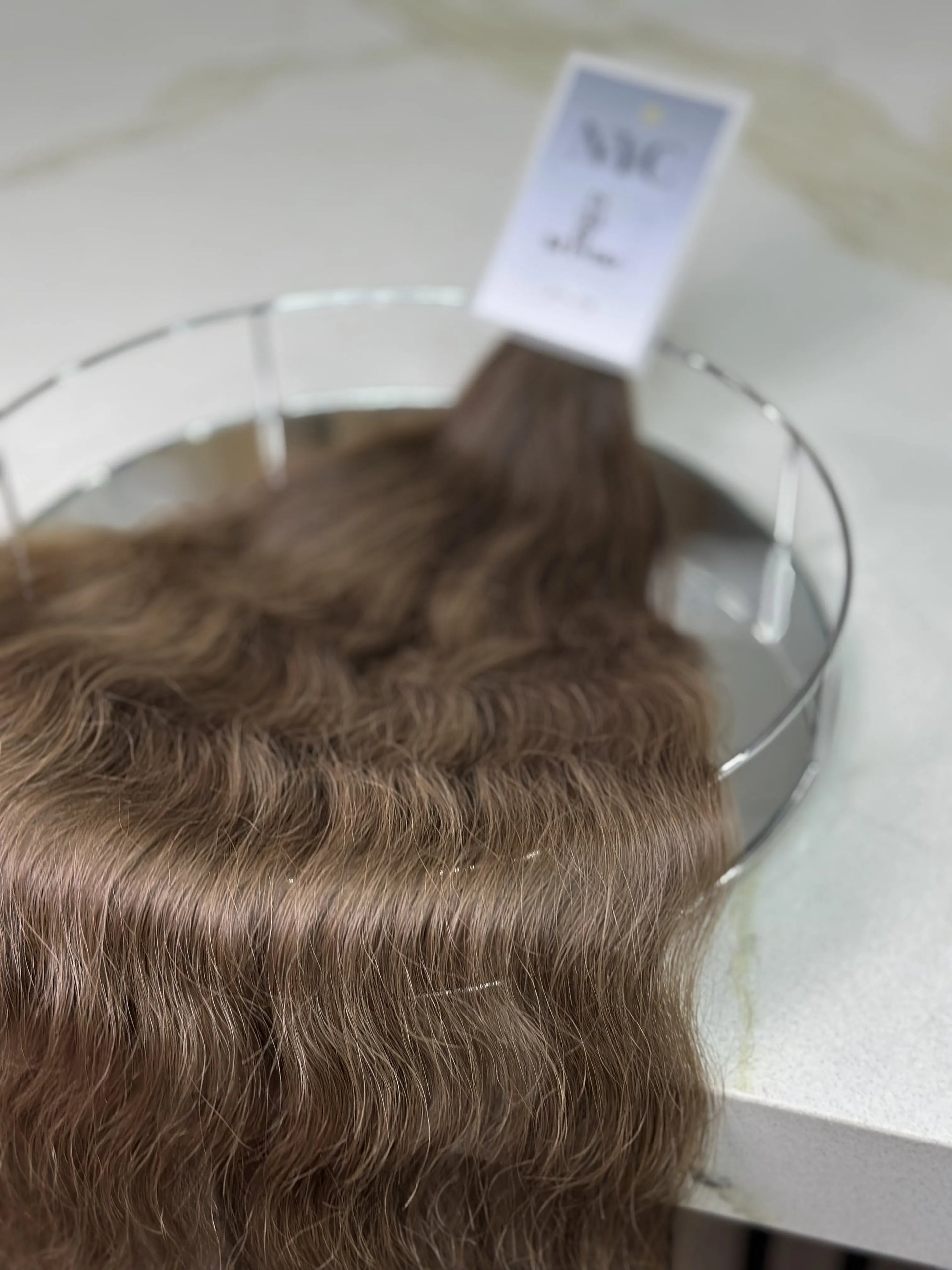 K-tip Slavic hair, colored, wavy 24 inch, 85gr, 138str