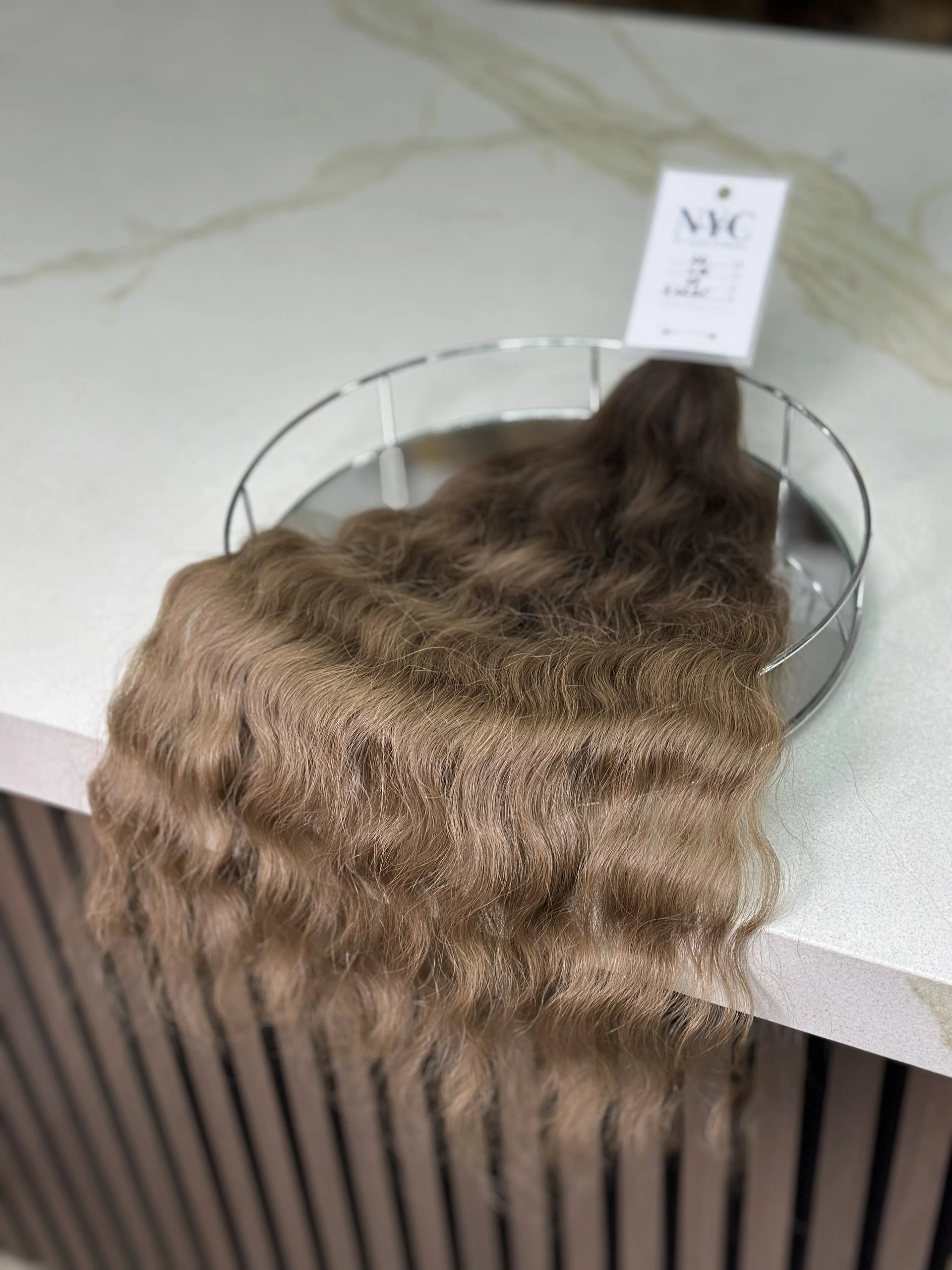 K-tip Slavic hair, colored, wavy 22 inch, 98gr, 208str
