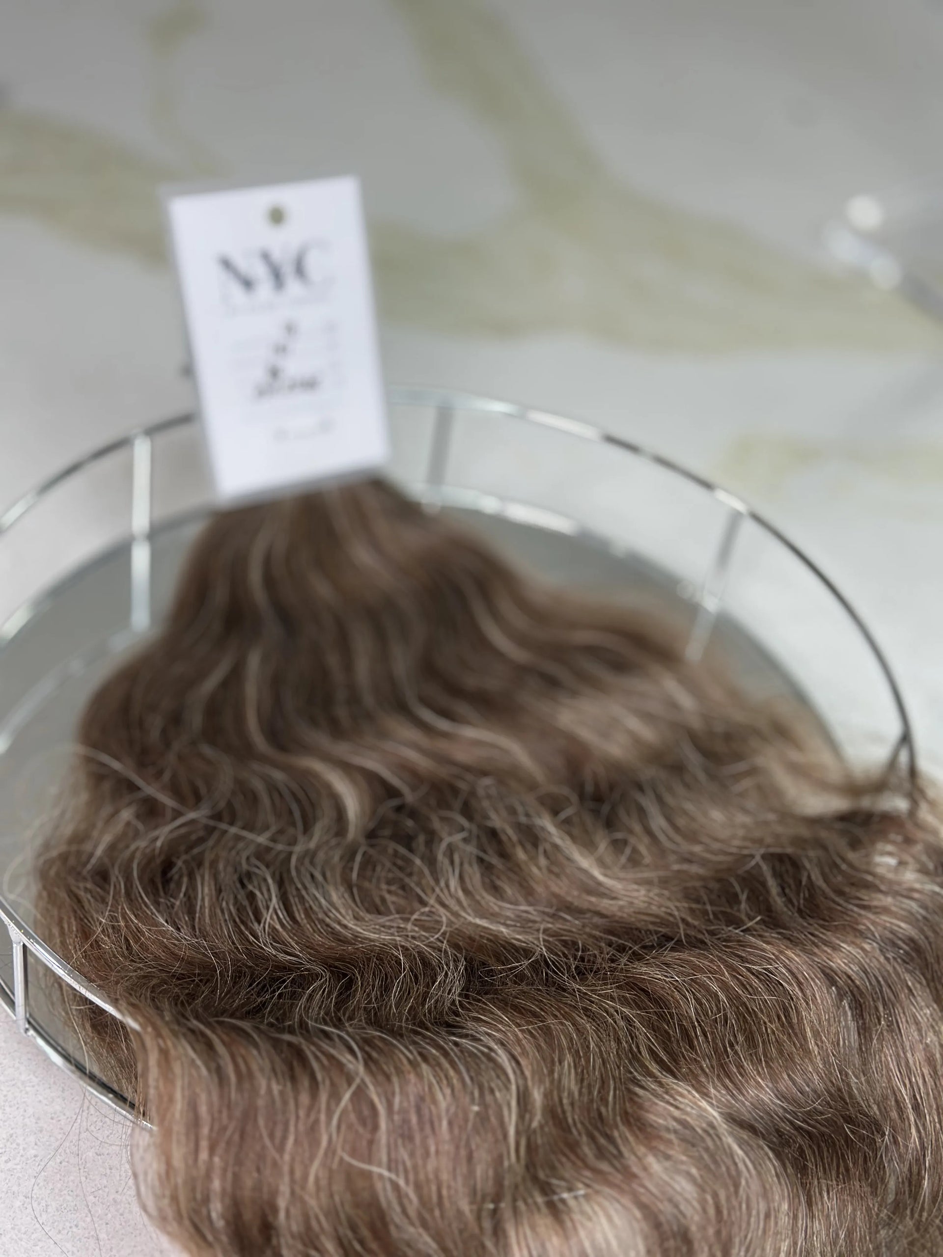 K-tip Slavic hair, colored, curly 18 inch, 86gr, 161str