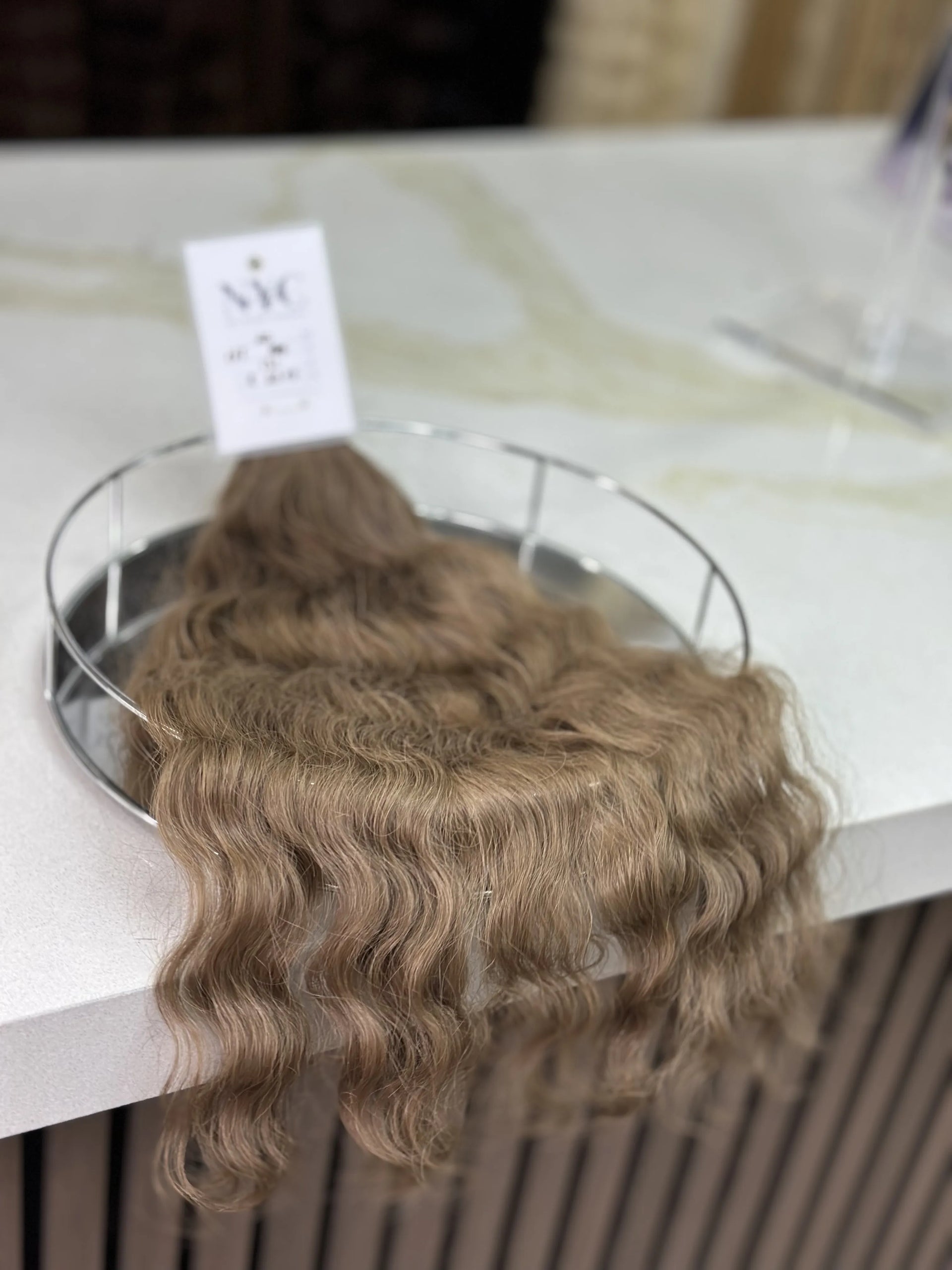 K-tip Slavic hair, colored, curly 20 inch, 79gr, 158str