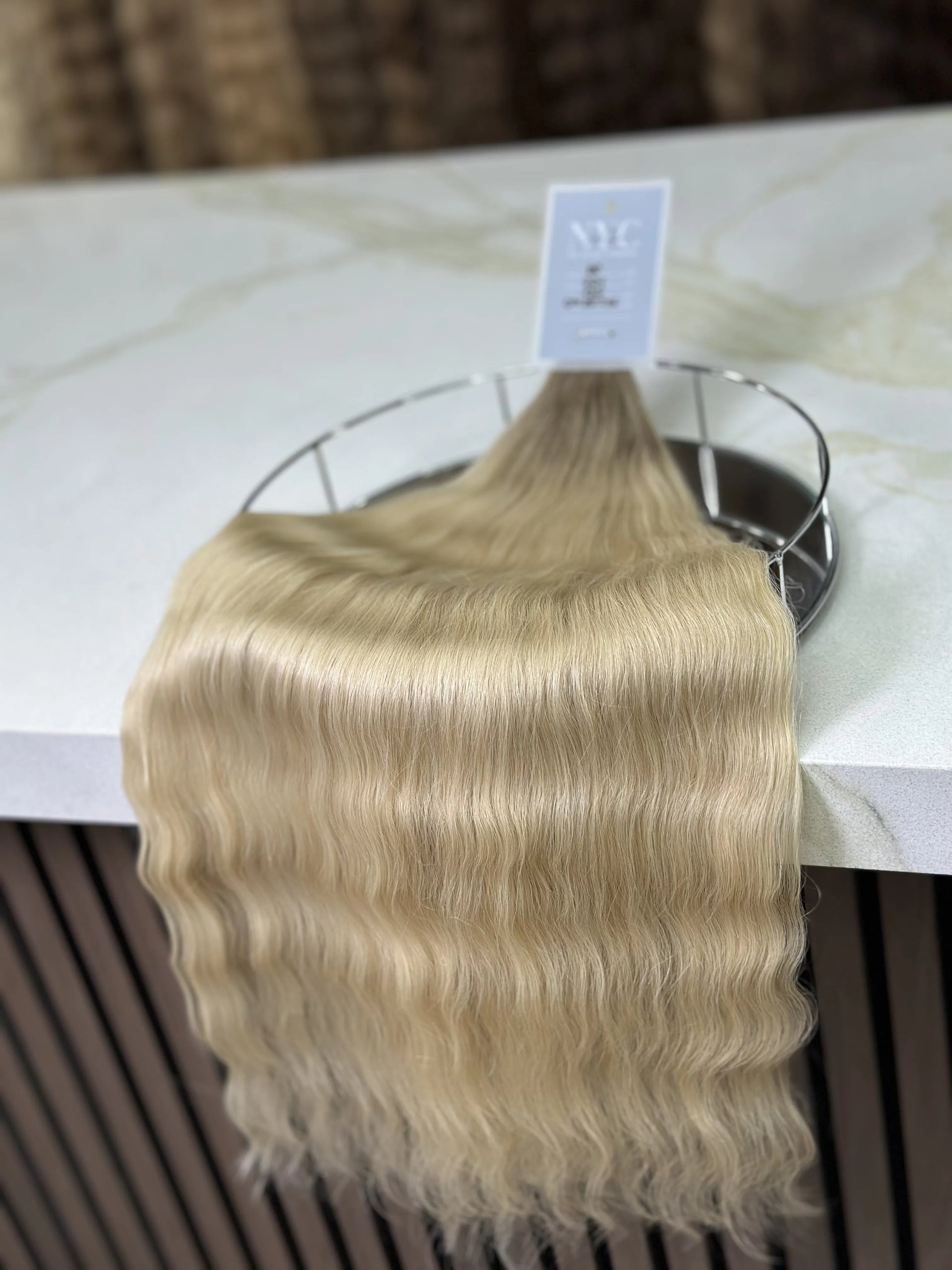 K-tip Slavic hair, colored, wavy 26 inch, 135gr, 221str