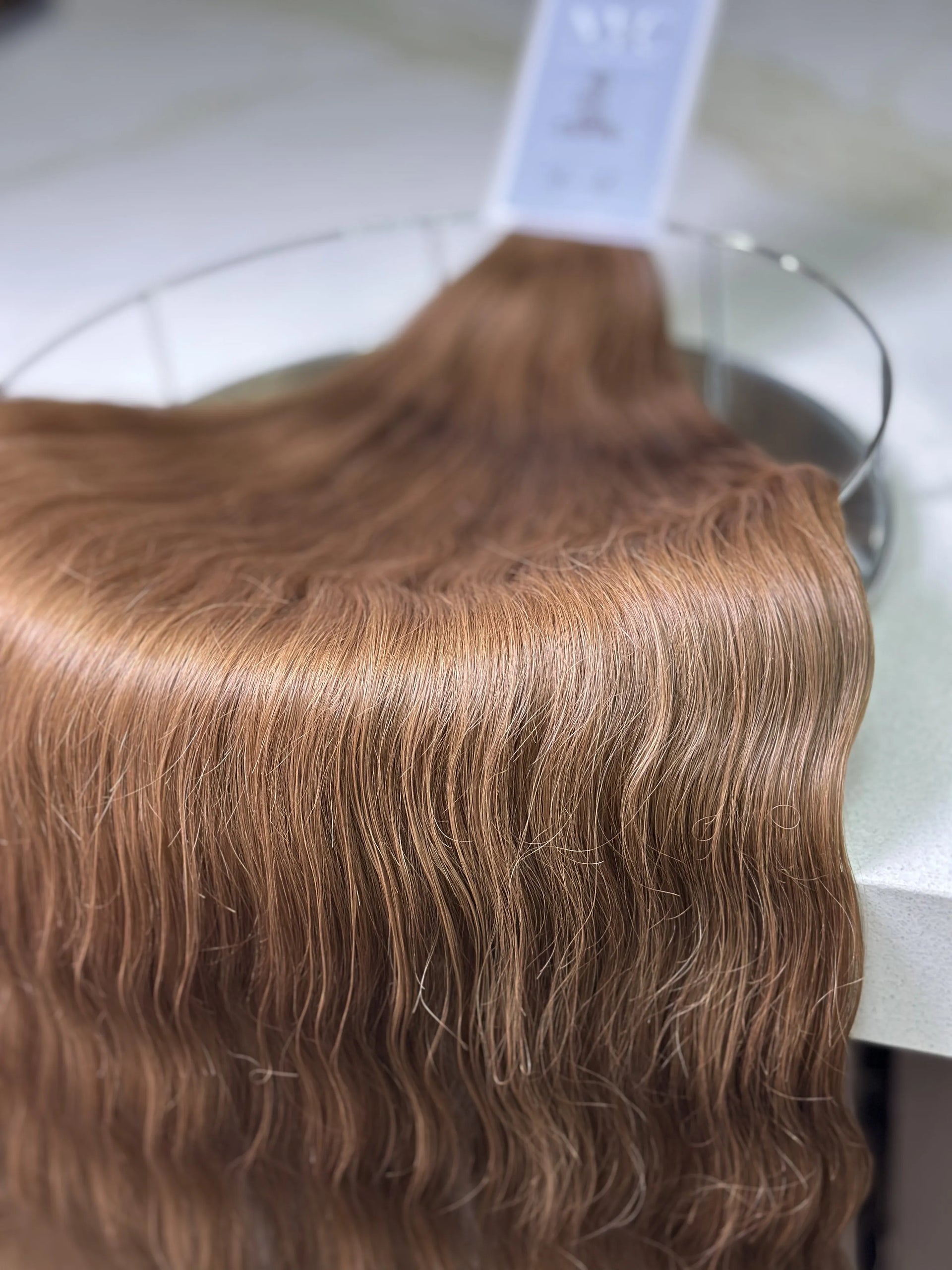 K-tip Slavic hair, colored, wavy 26 inch, 75gr, 140str