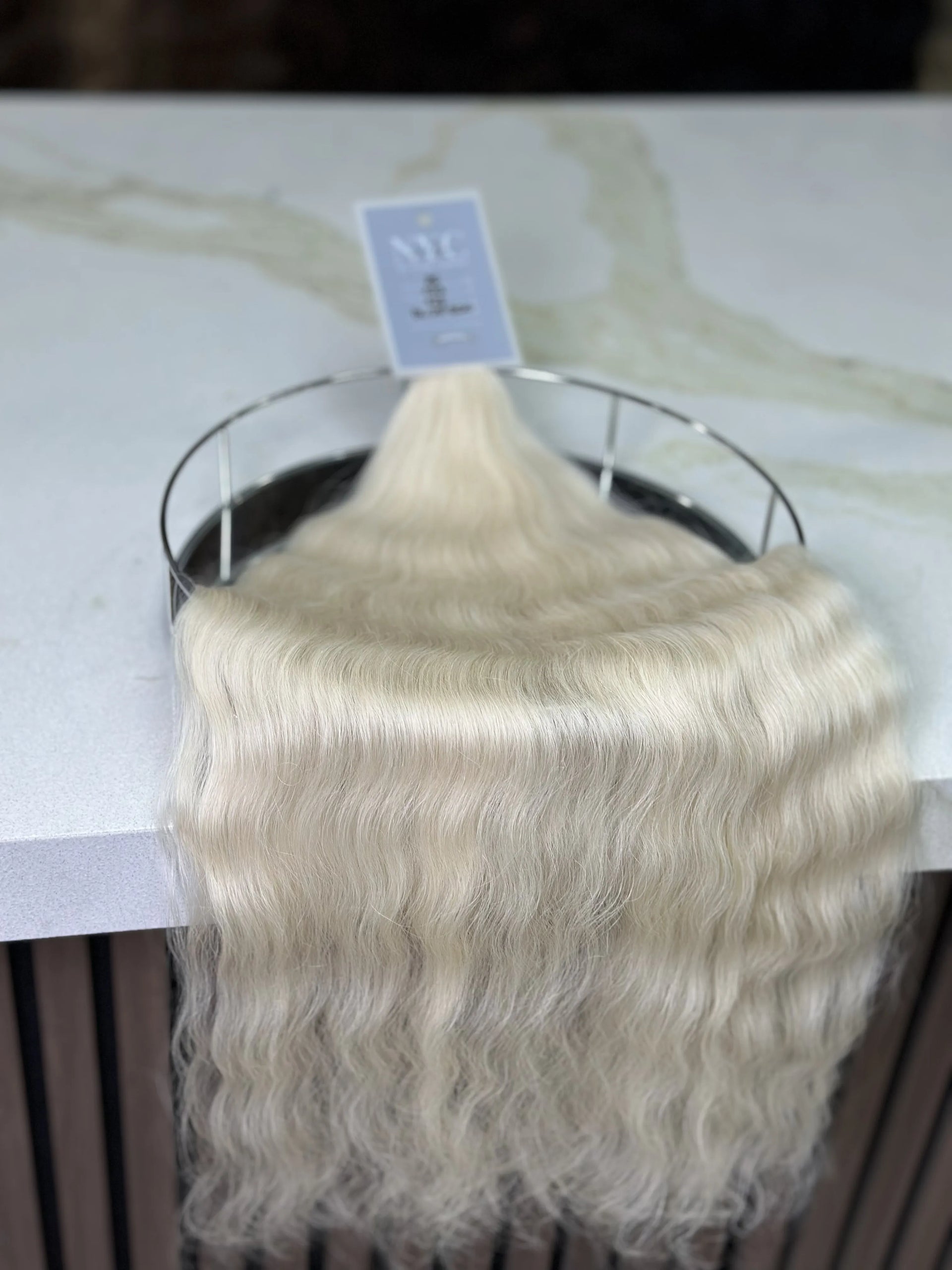 K-tip Slavic hair, colored, wavy 26 inch, 128gr, 193str