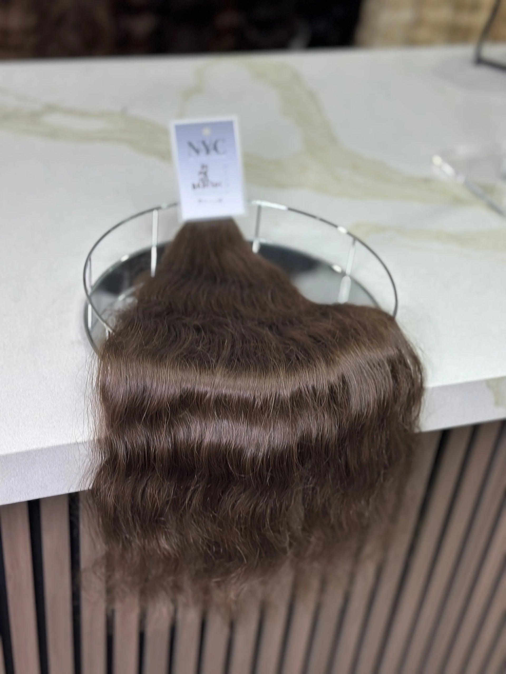 K-tip Slavic hair, colored, wavy 24 inch, 122gr, 148str