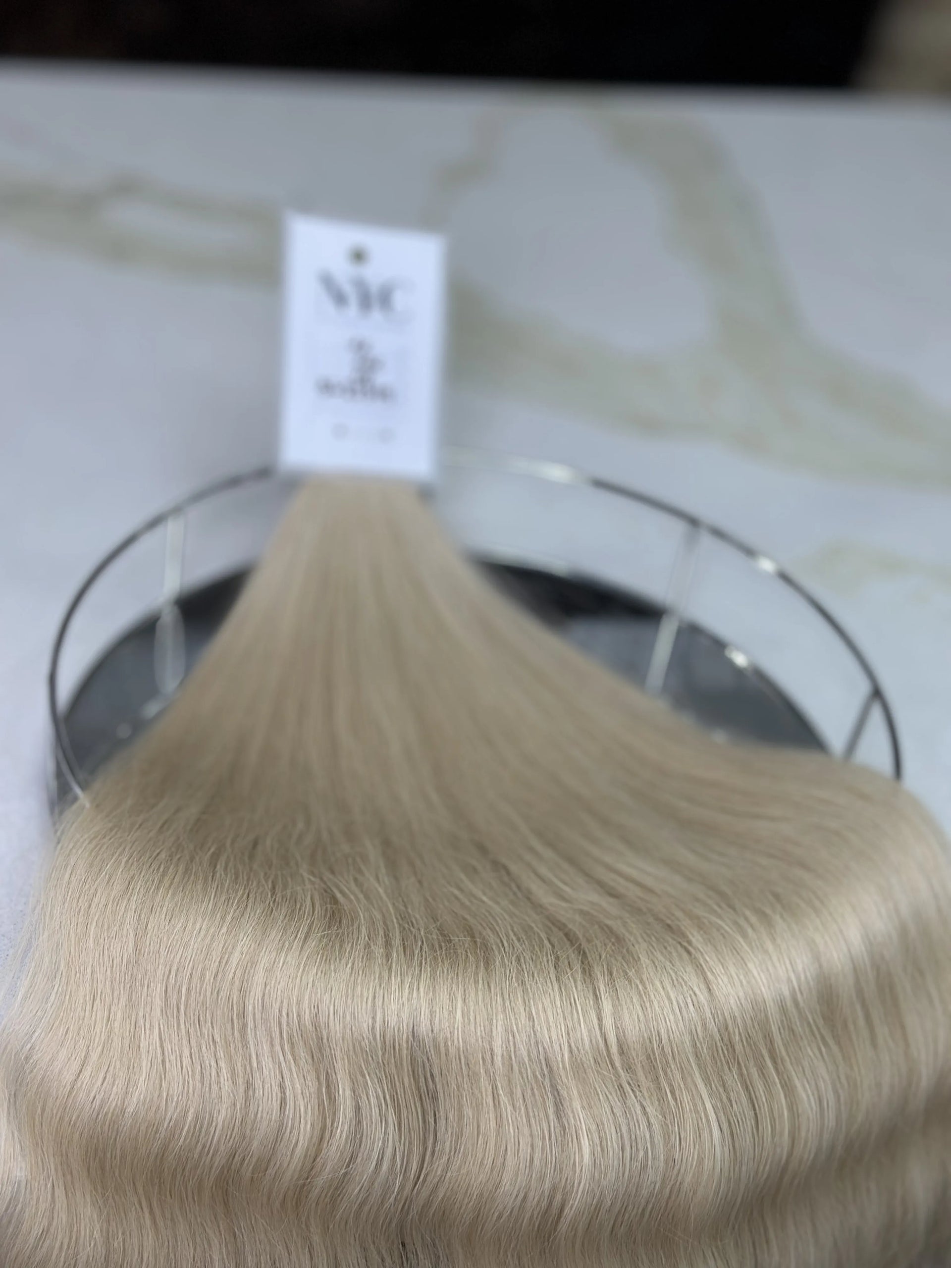 K-tip Slavic hair, colored, wavy 22 inch, 118gr, 202str