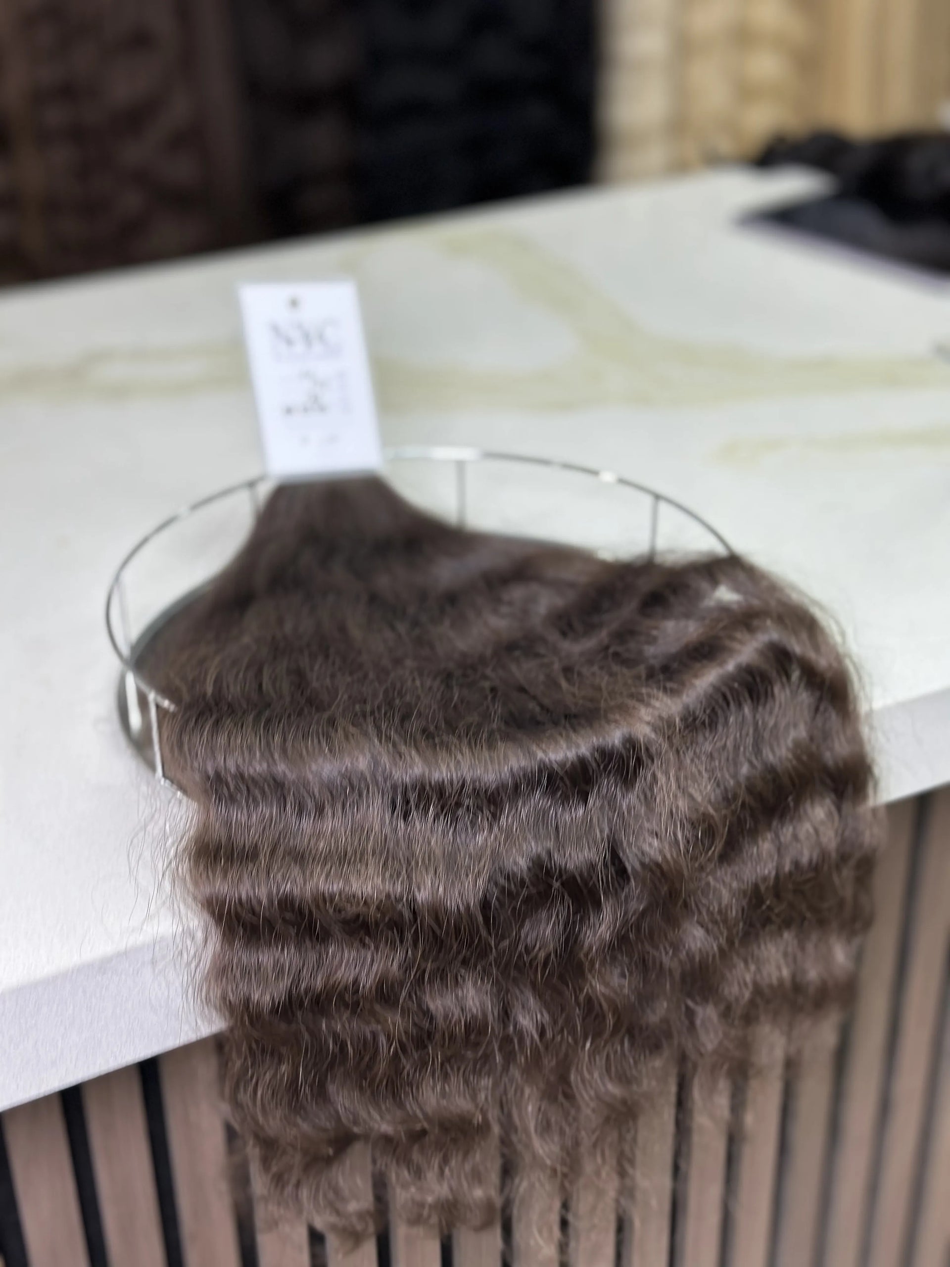 K-tip Slavic hair, colored, wavy 22 inch, 136gr, 175str