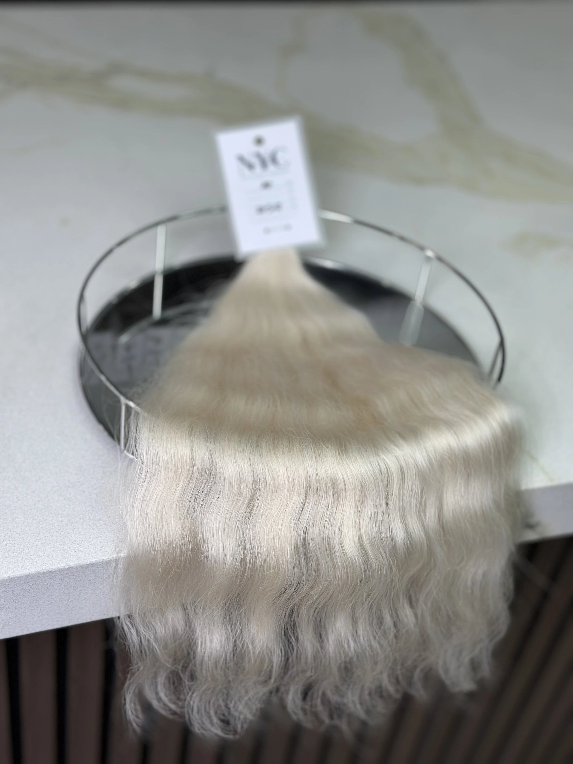 Bulk Slavic hair, colored ,wavy 20 inch: 69g