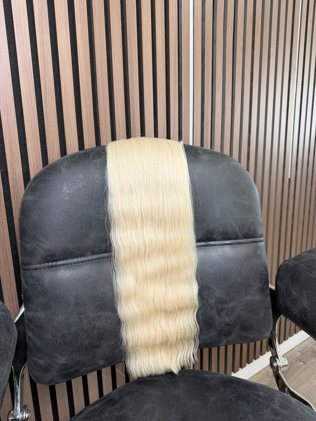 Premium Slavic Colored Hair – Blonde Wavy Bulk, 24 Inch, 135g