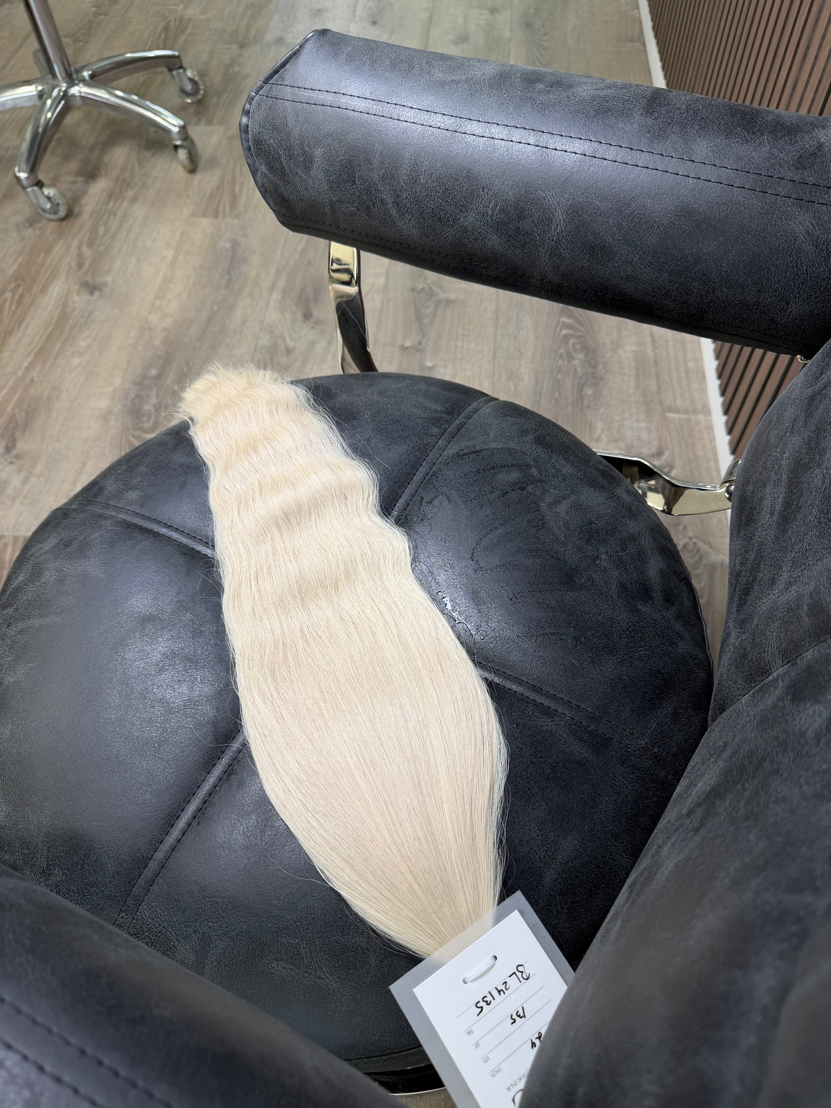 Premium Slavic Colored Hair – Blonde Wavy Bulk, 24 Inch, 135g