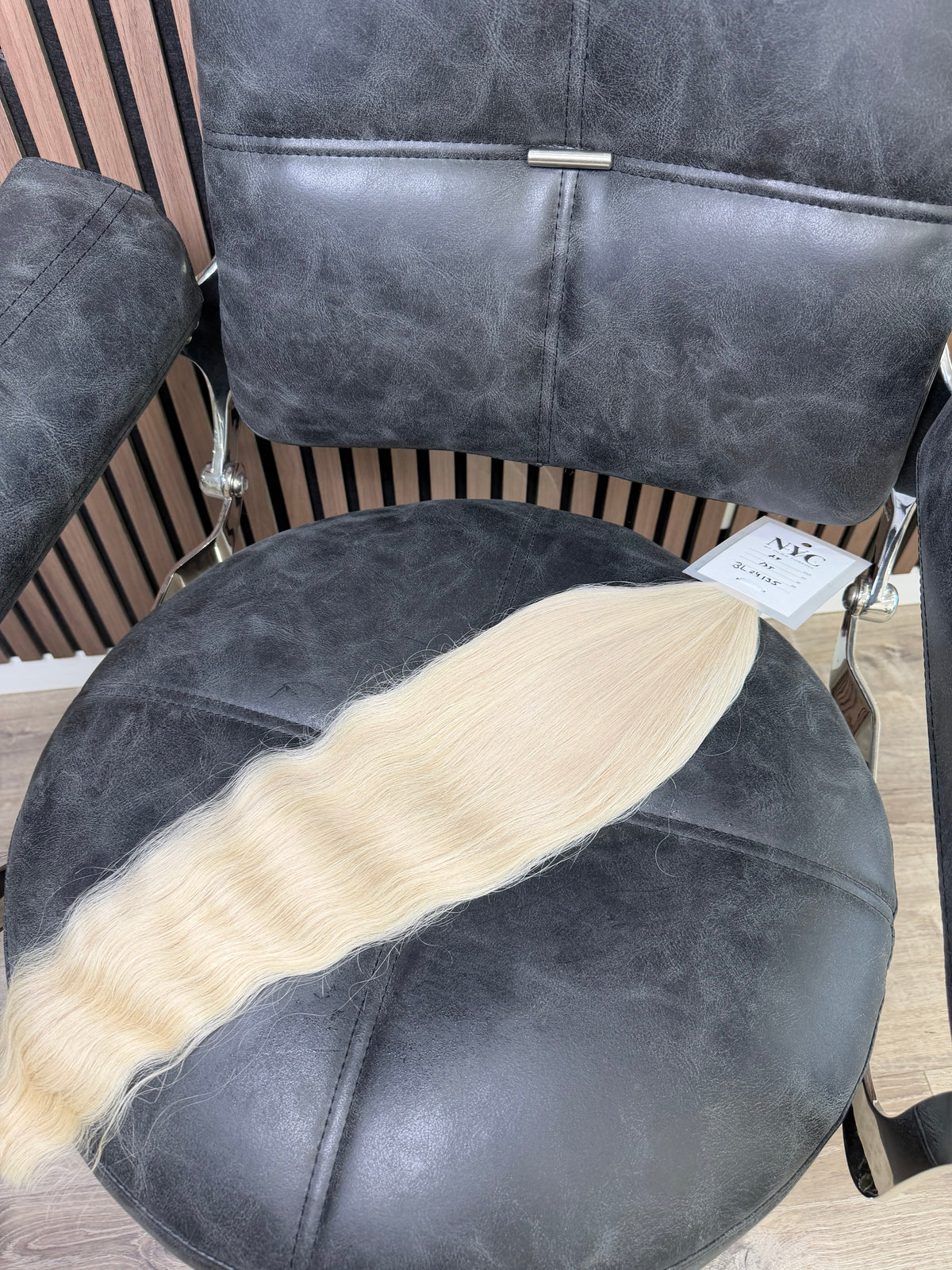 Premium Slavic Colored Hair – Blonde Wavy Bulk, 24 Inch, 135g
