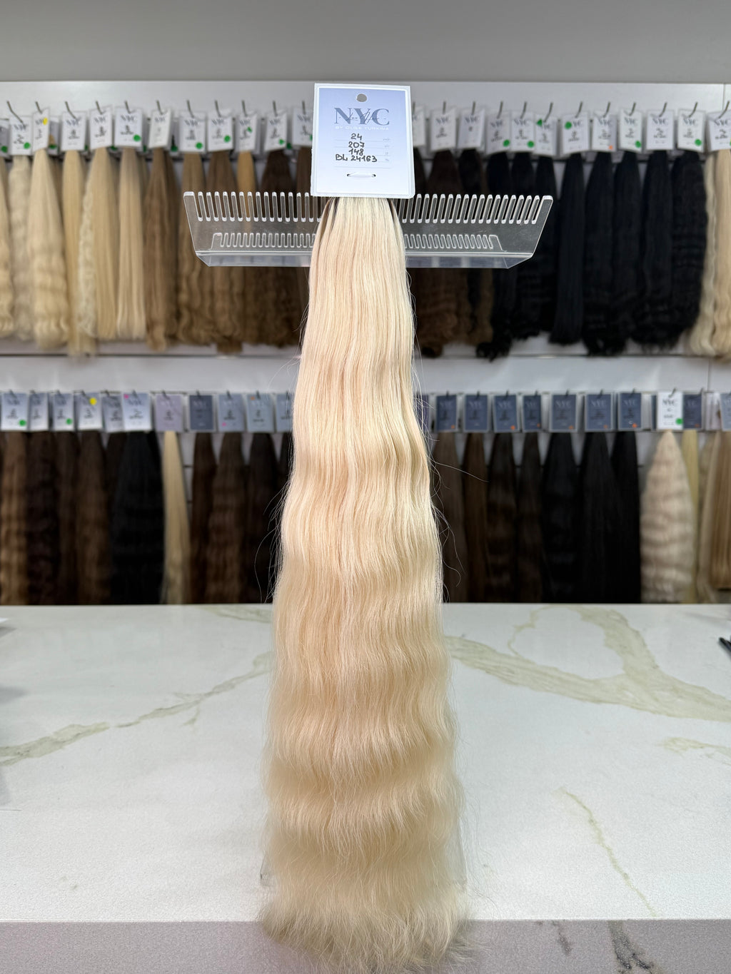 K-Tip Slavic Hair Body Wave 24" 177 Strands | LuxHairNYC