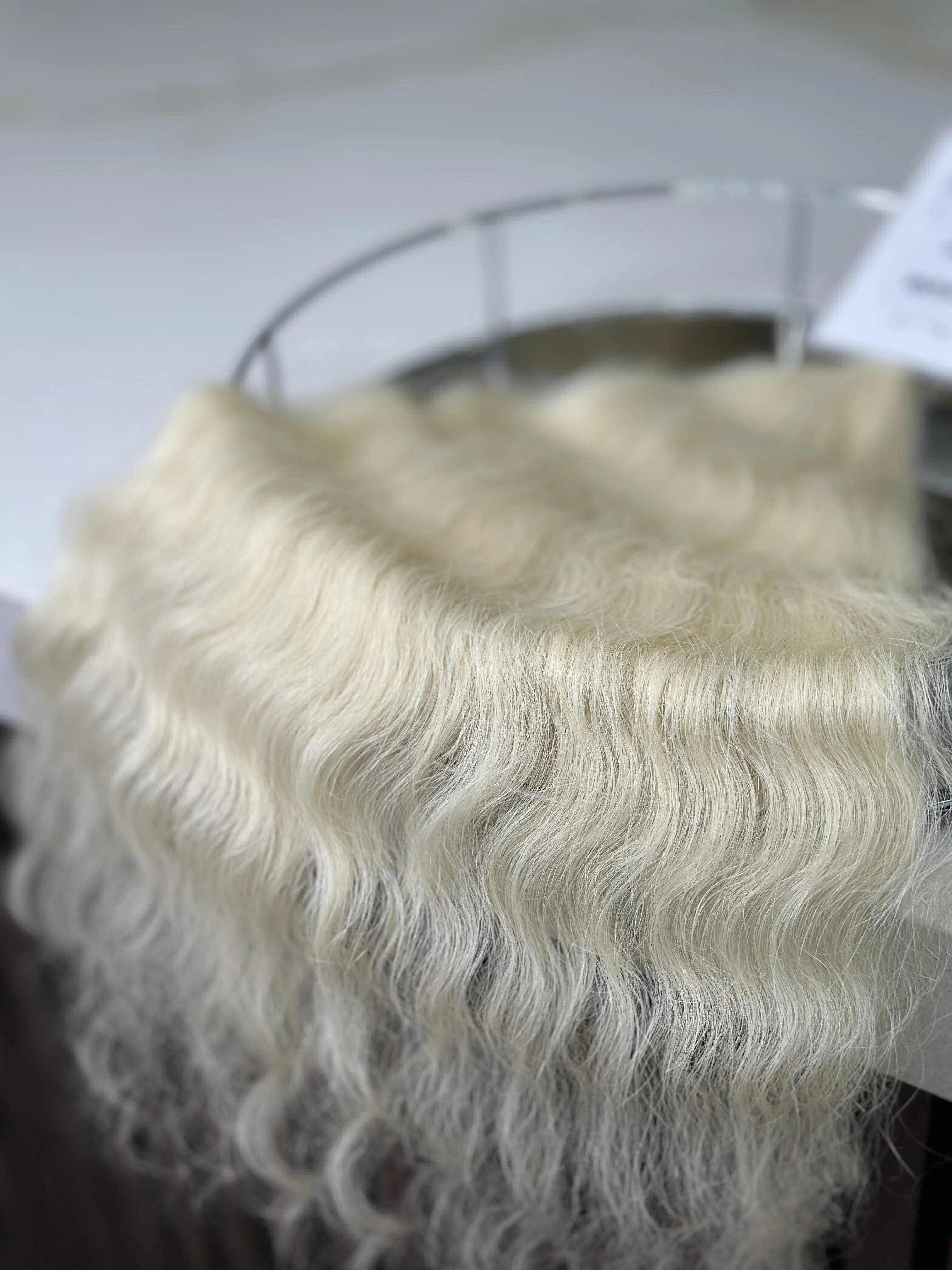 Bulk Slavic hair, colored ,curly 20 inch: 75g - LUXHAIRNYCSHOP