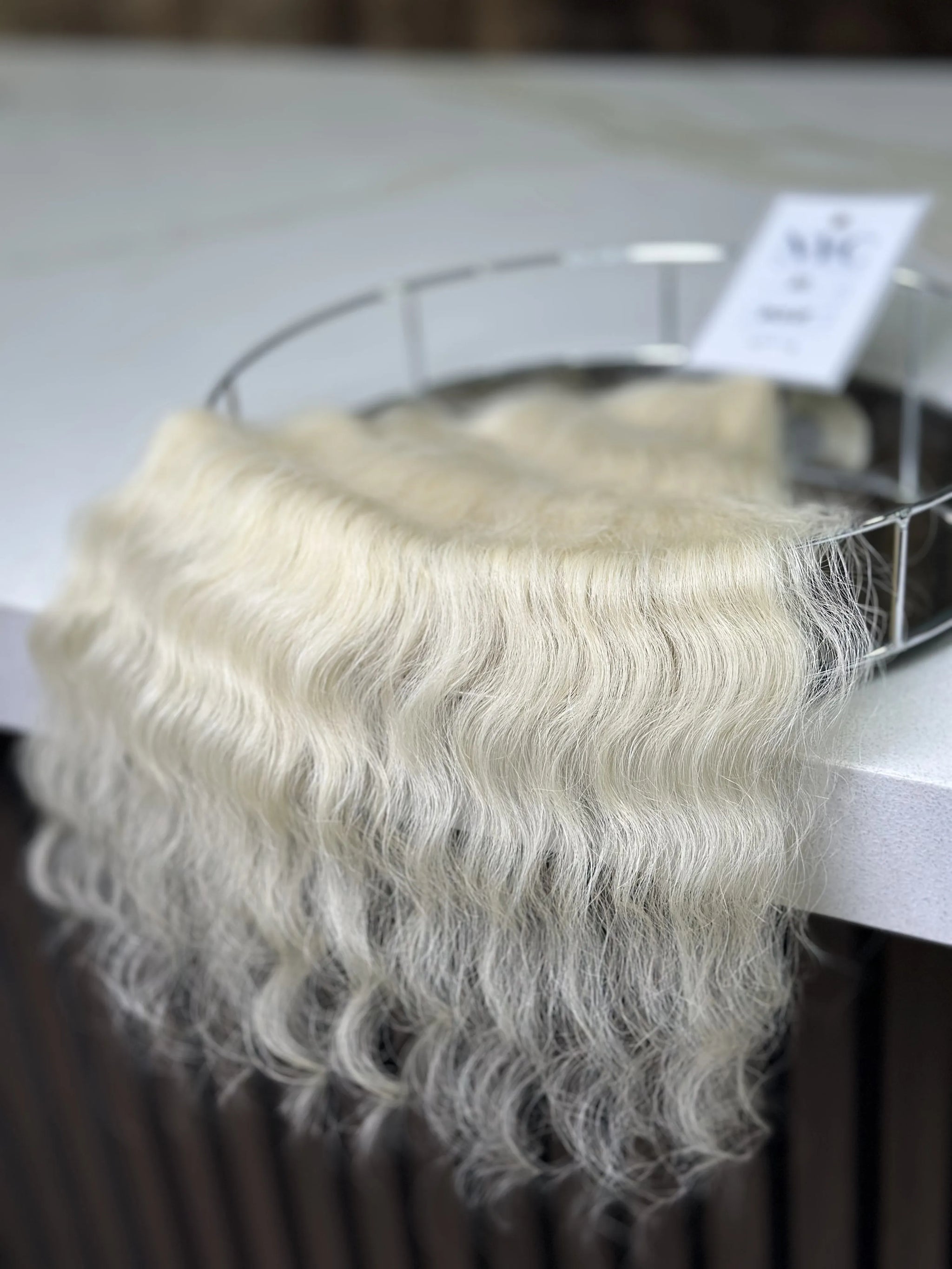 Bulk Slavic hair, colored ,curly 20 inch: 75g - LUXHAIRNYCSHOP