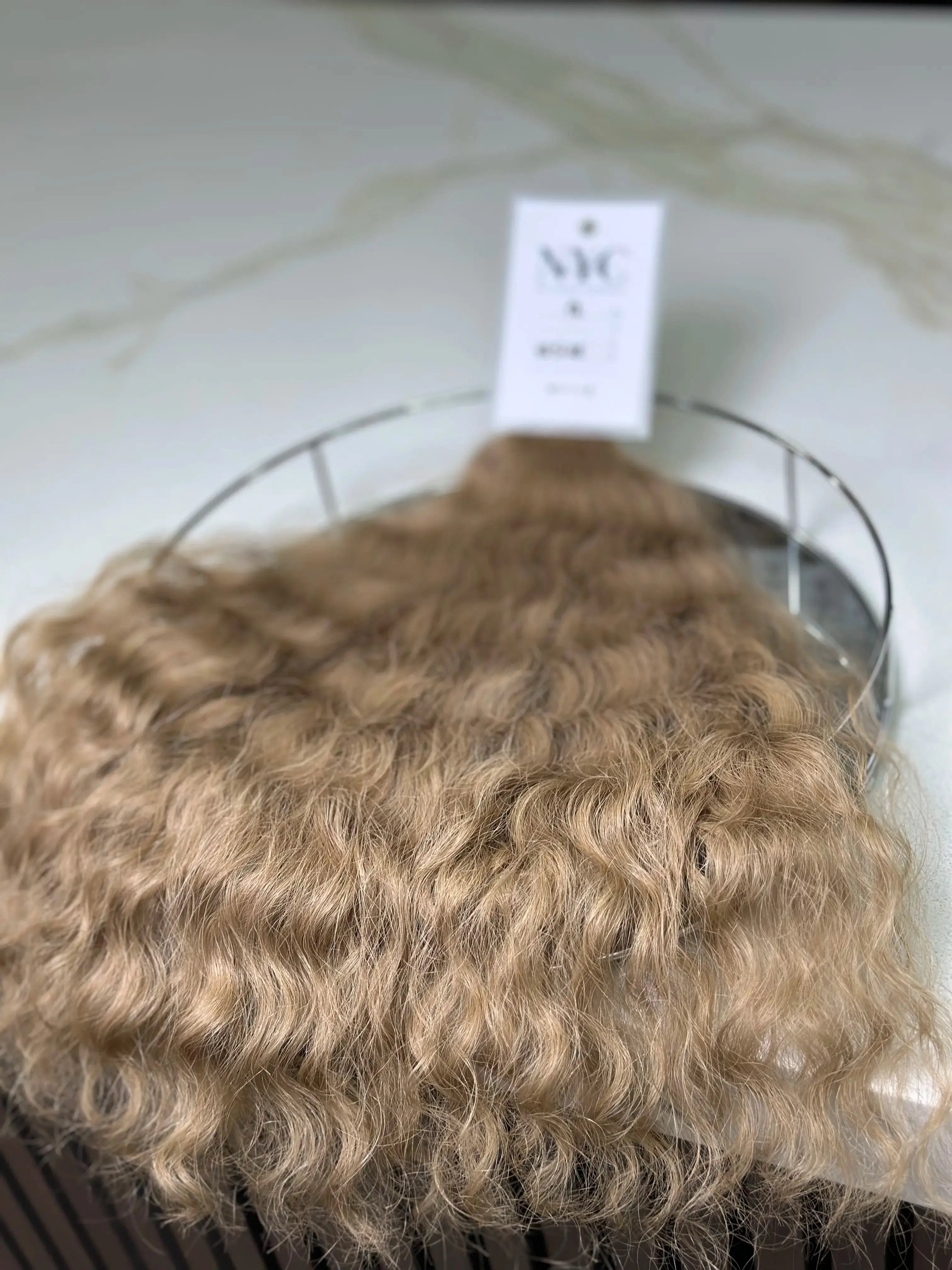 Bulk Slavic hair, colored ,wavy 18 inch: 106g - LUXHAIRNYCSHOP