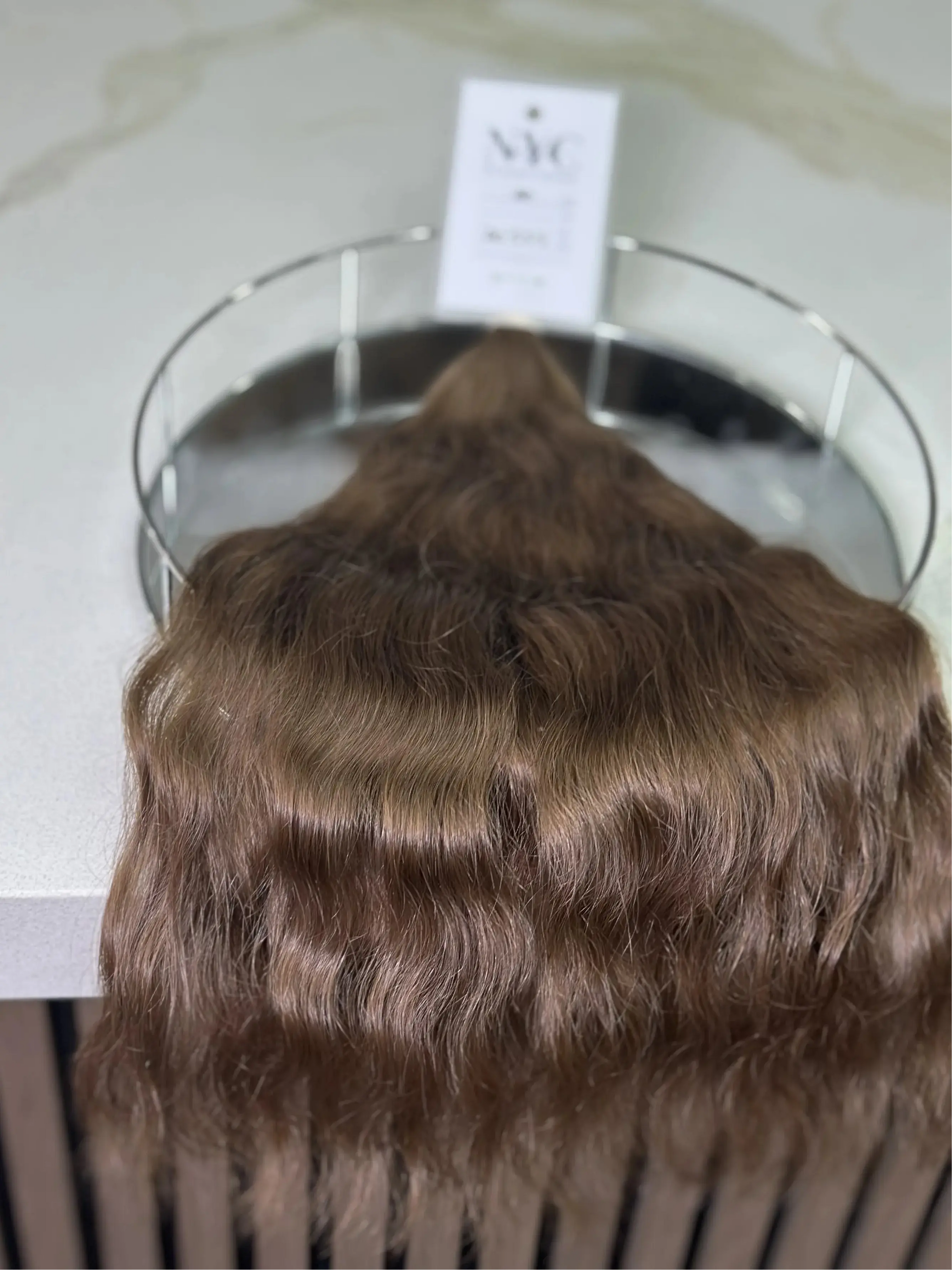 Bulk Slavic hair, colored ,wavy 20 inch: 100g - LUXHAIRNYCSHOP