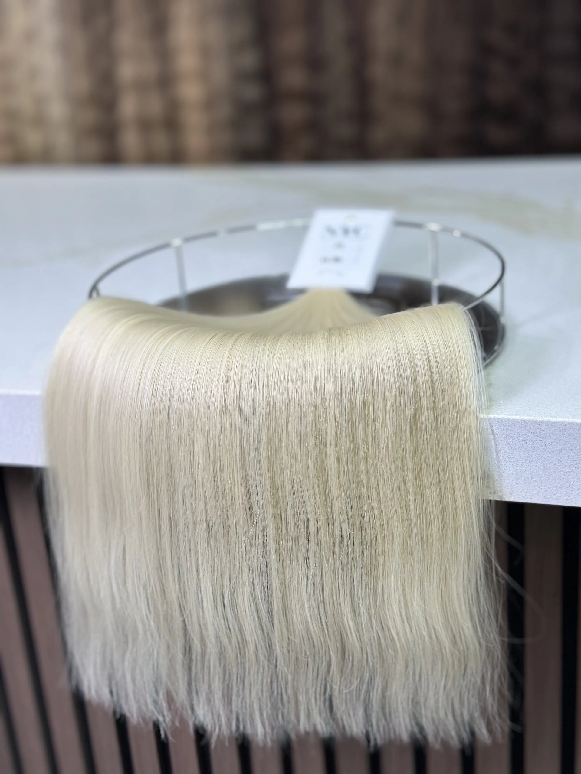 Bulk Slavic hair, colored ,wavy 22 inch: 83g