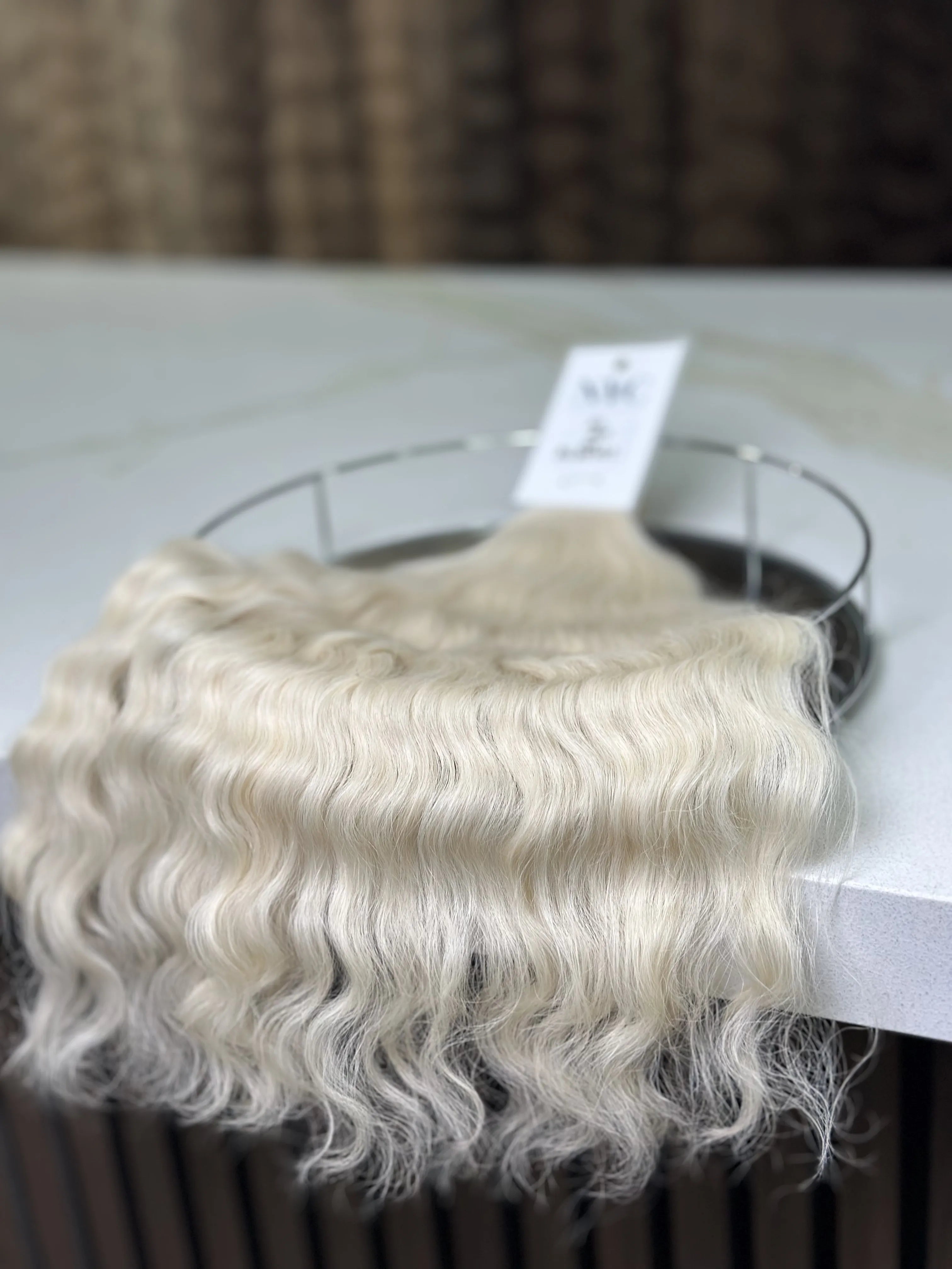 Bulk Slavic hair, colored ,curly 20 inch: 75g - LUXHAIRNYCSHOP