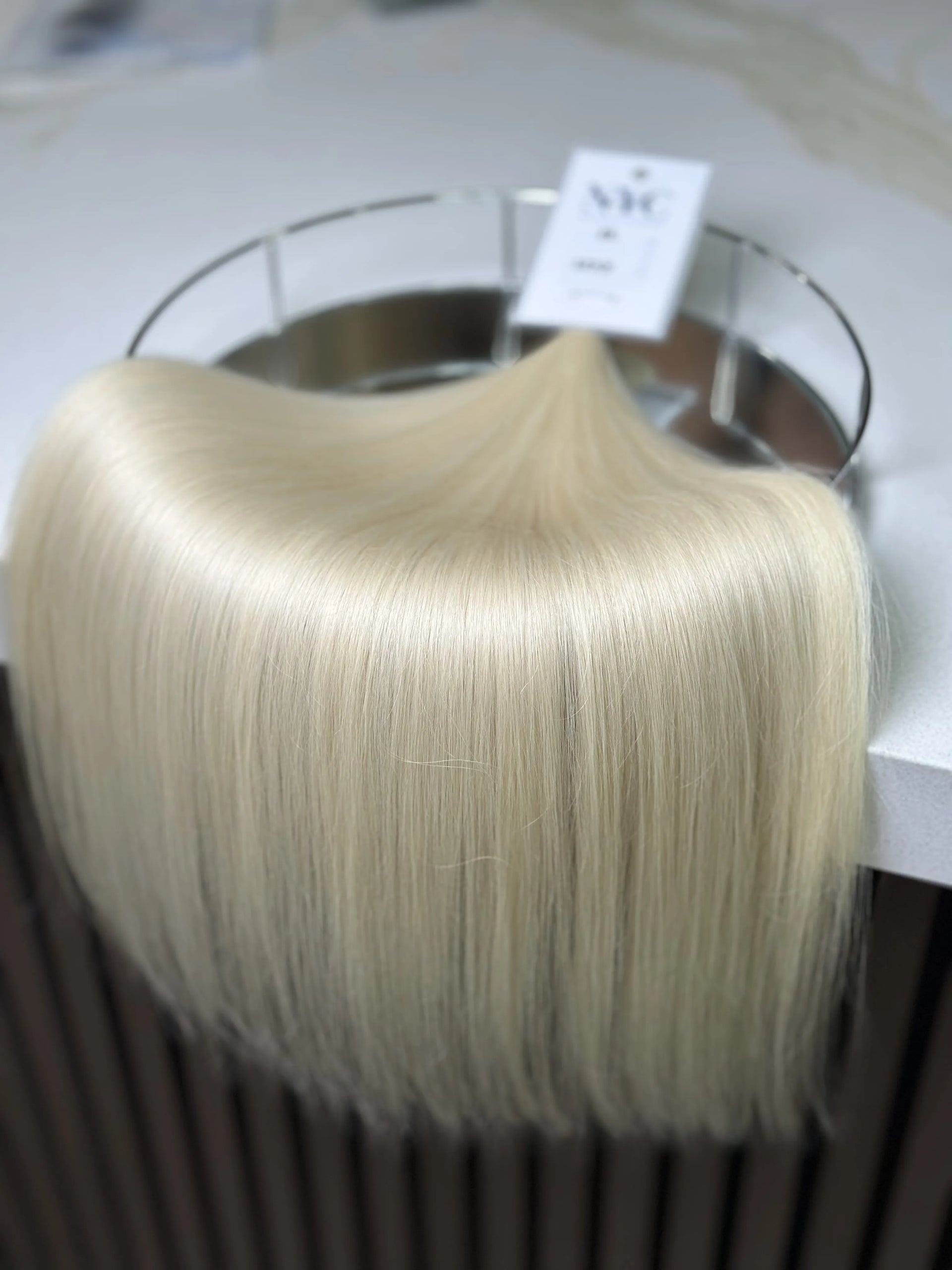 Bulk Slavic hair, colored, straight 22 inch: 102g