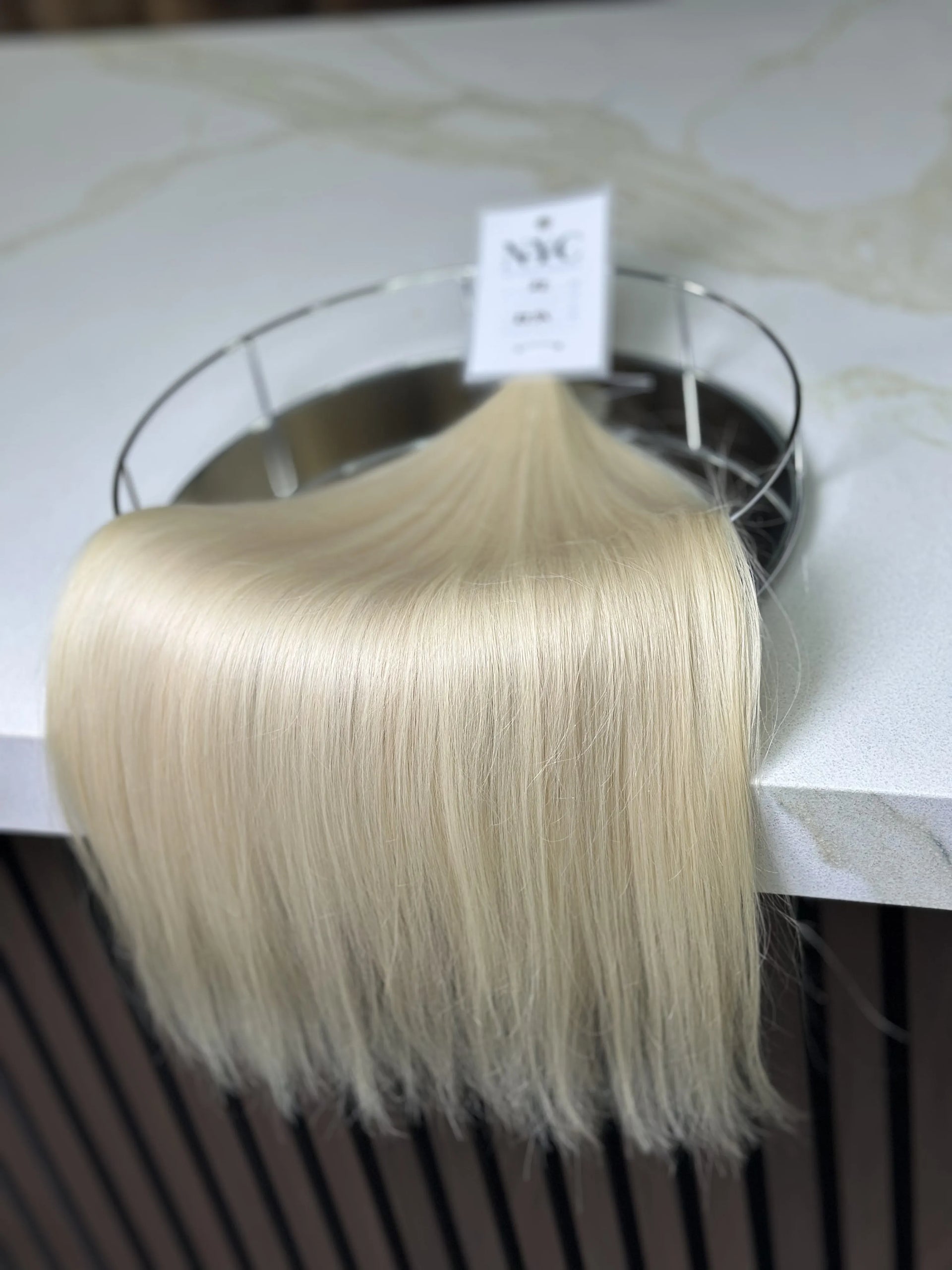 Bulk Slavic hair, colored, straight 22 inch: 102g