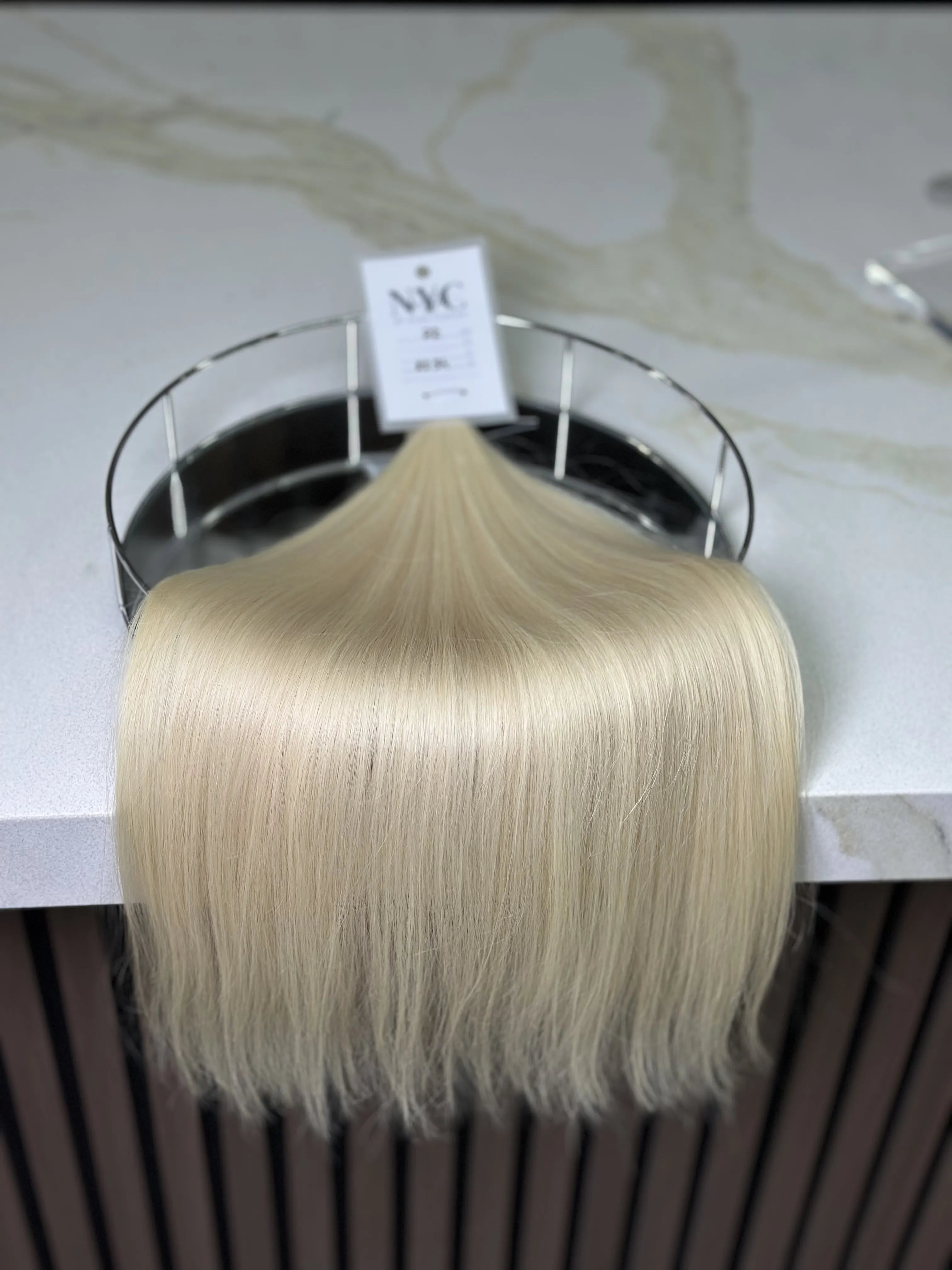 Bulk Slavic hair, colored, straight 22 inch: 102g - LUXHAIRNYCSHOP