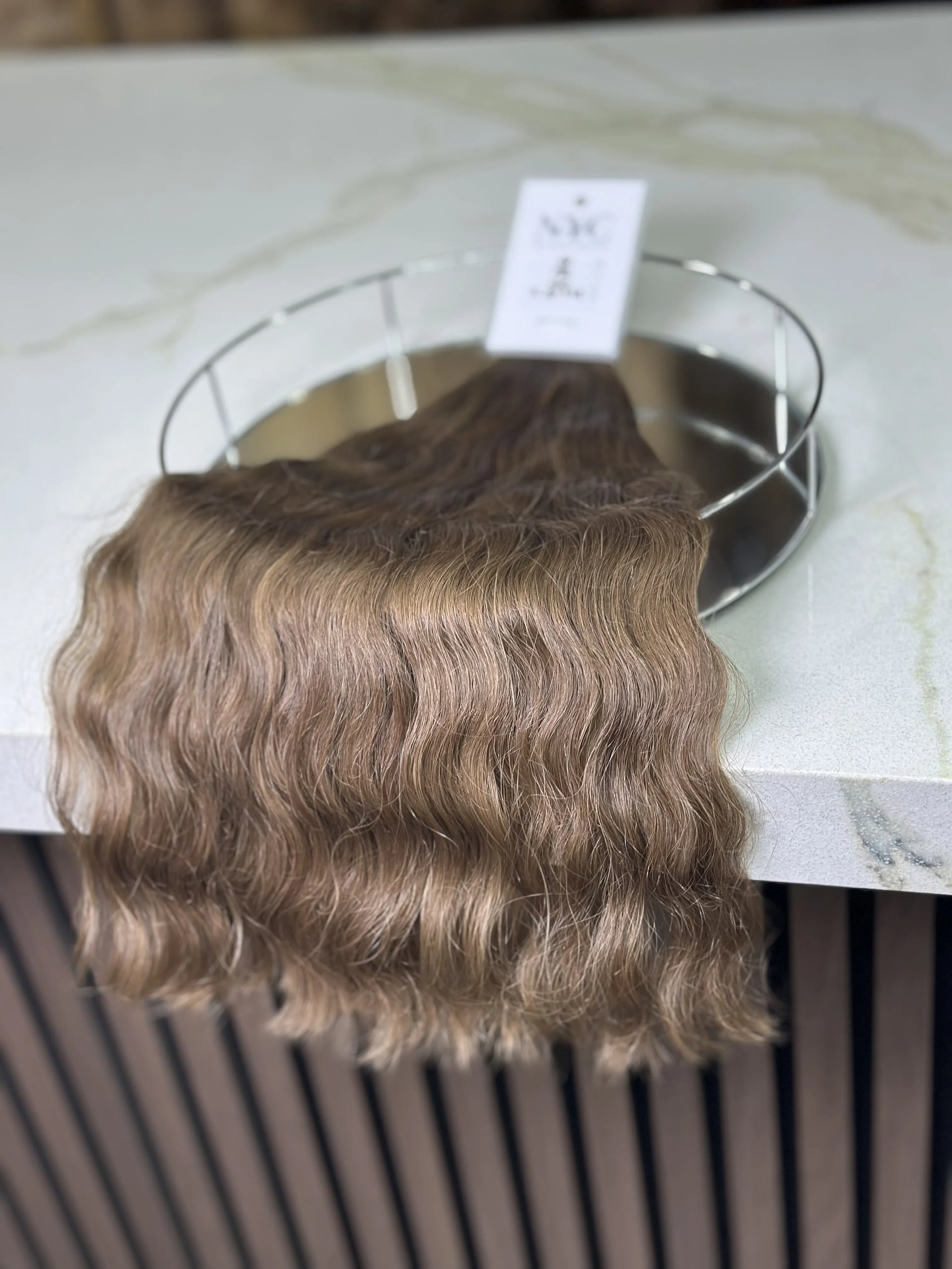 K-tip Slavic hair, colored, wavy 20 inch, 100gr, 192str